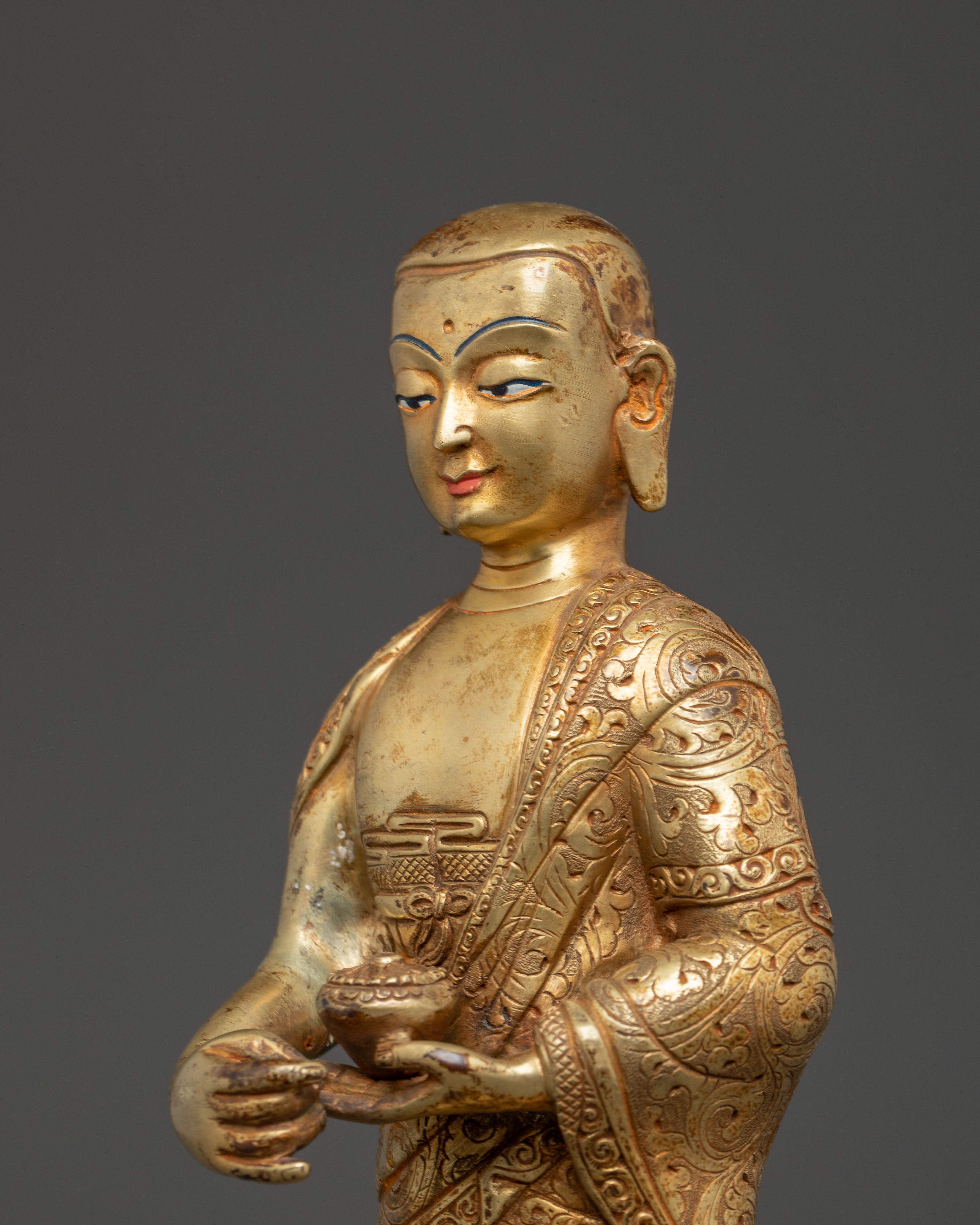 Disciples of Shakyamuni Buddha Statue : Shariputra and Maudgalyayana