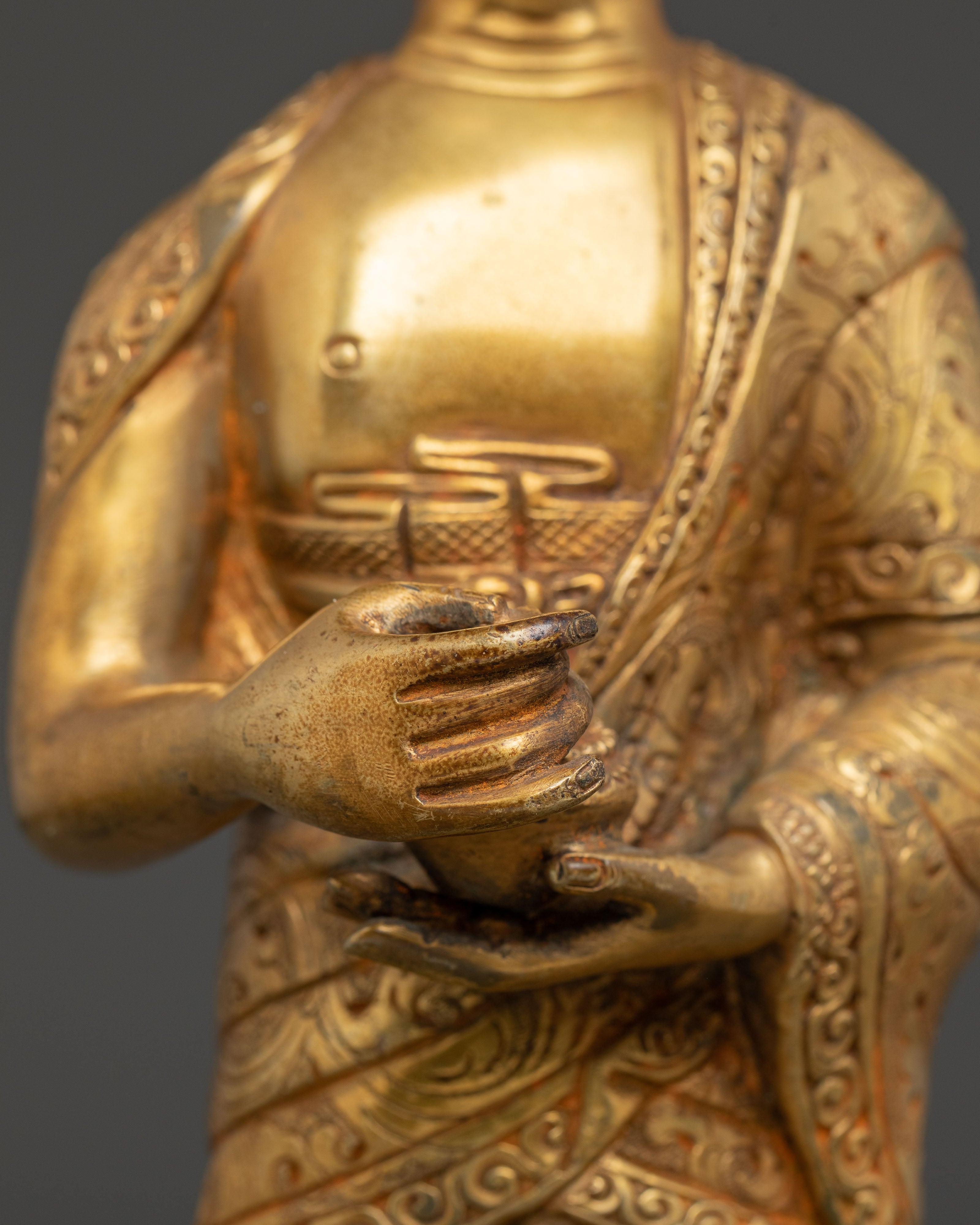 Disciples of Shakyamuni Buddha Statue : Shariputra and Maudgalyayana