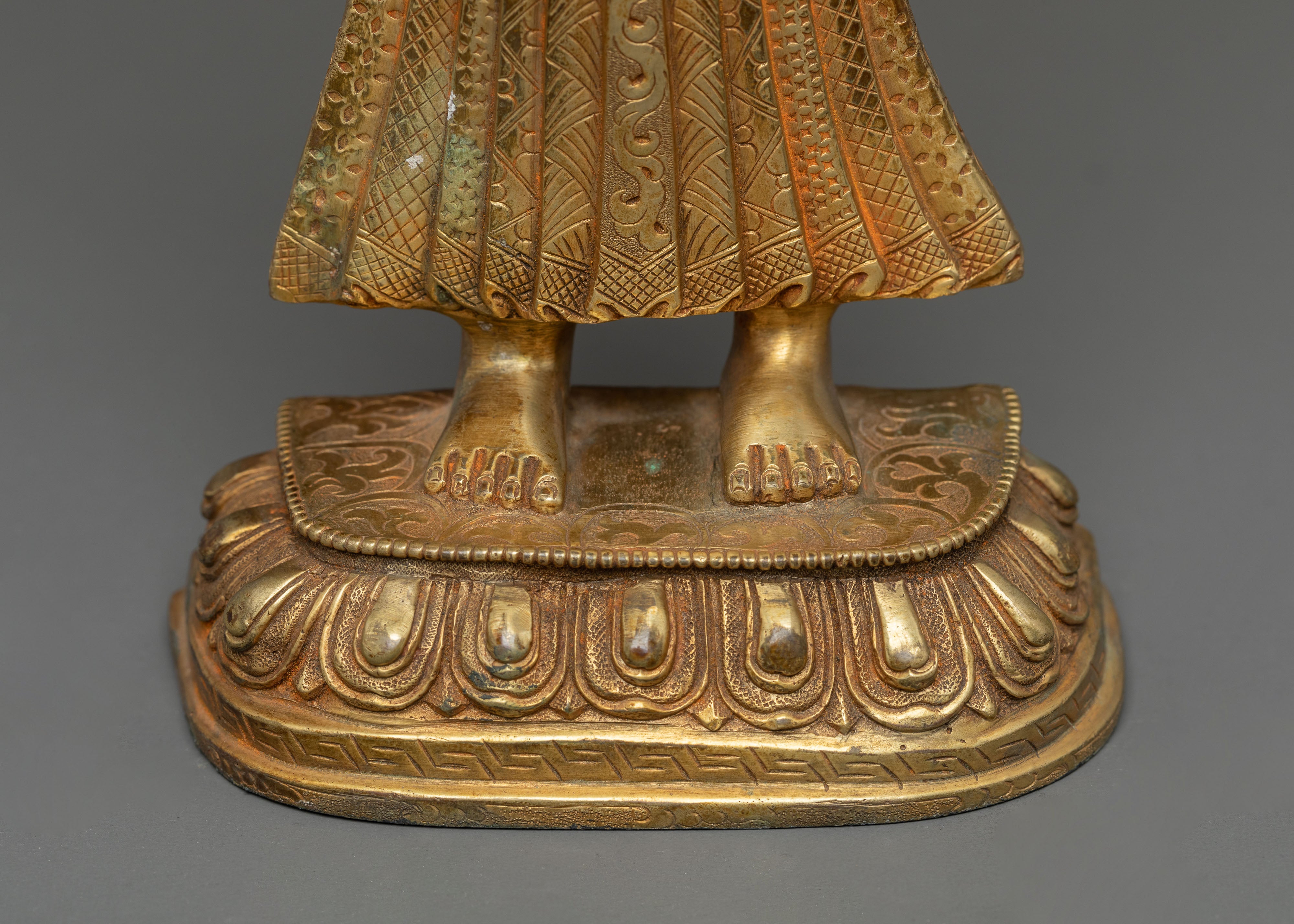 Disciples of Shakyamuni Buddha Statue : Shariputra and Maudgalyayana