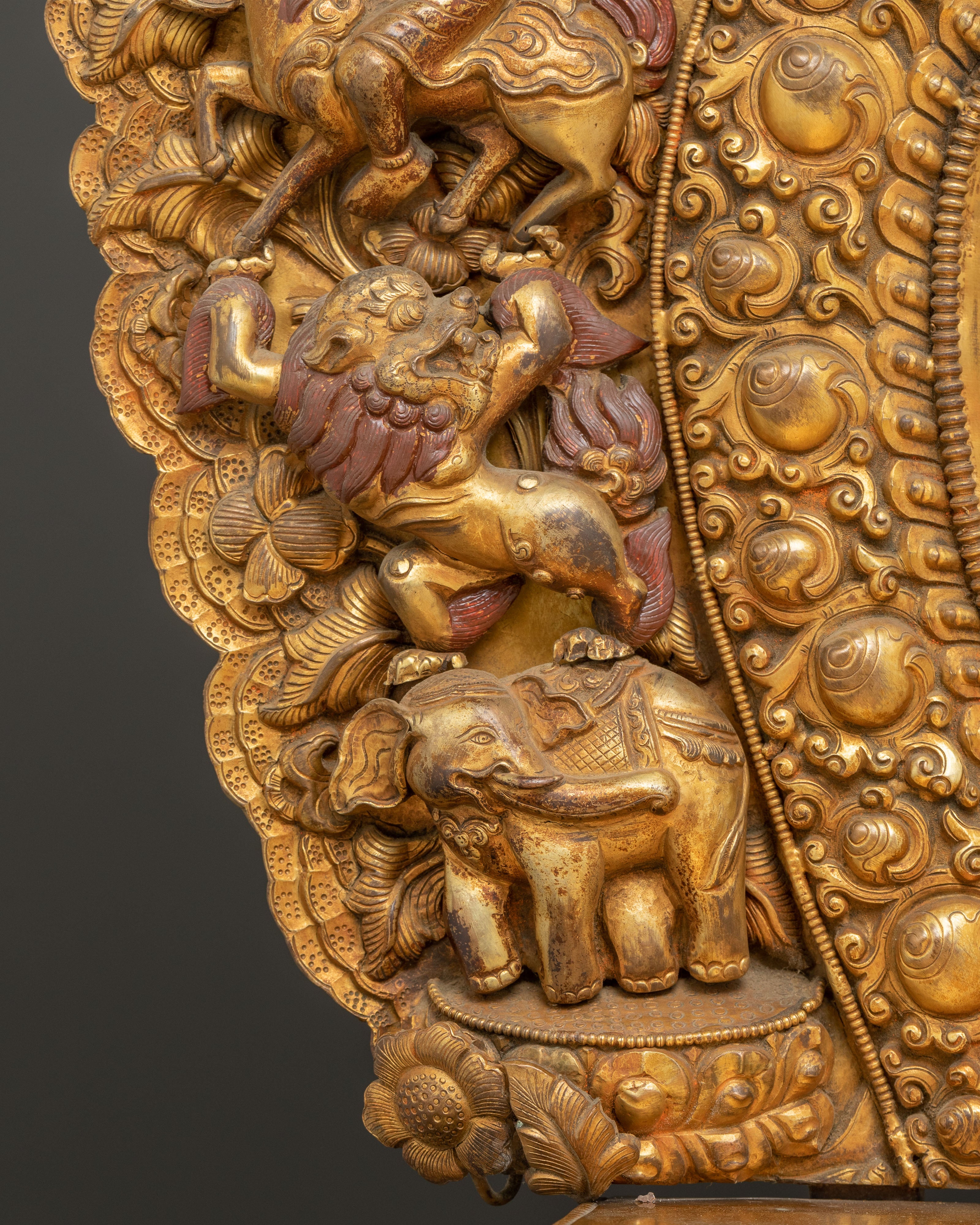 Traditional Throne for Buddhist Statue