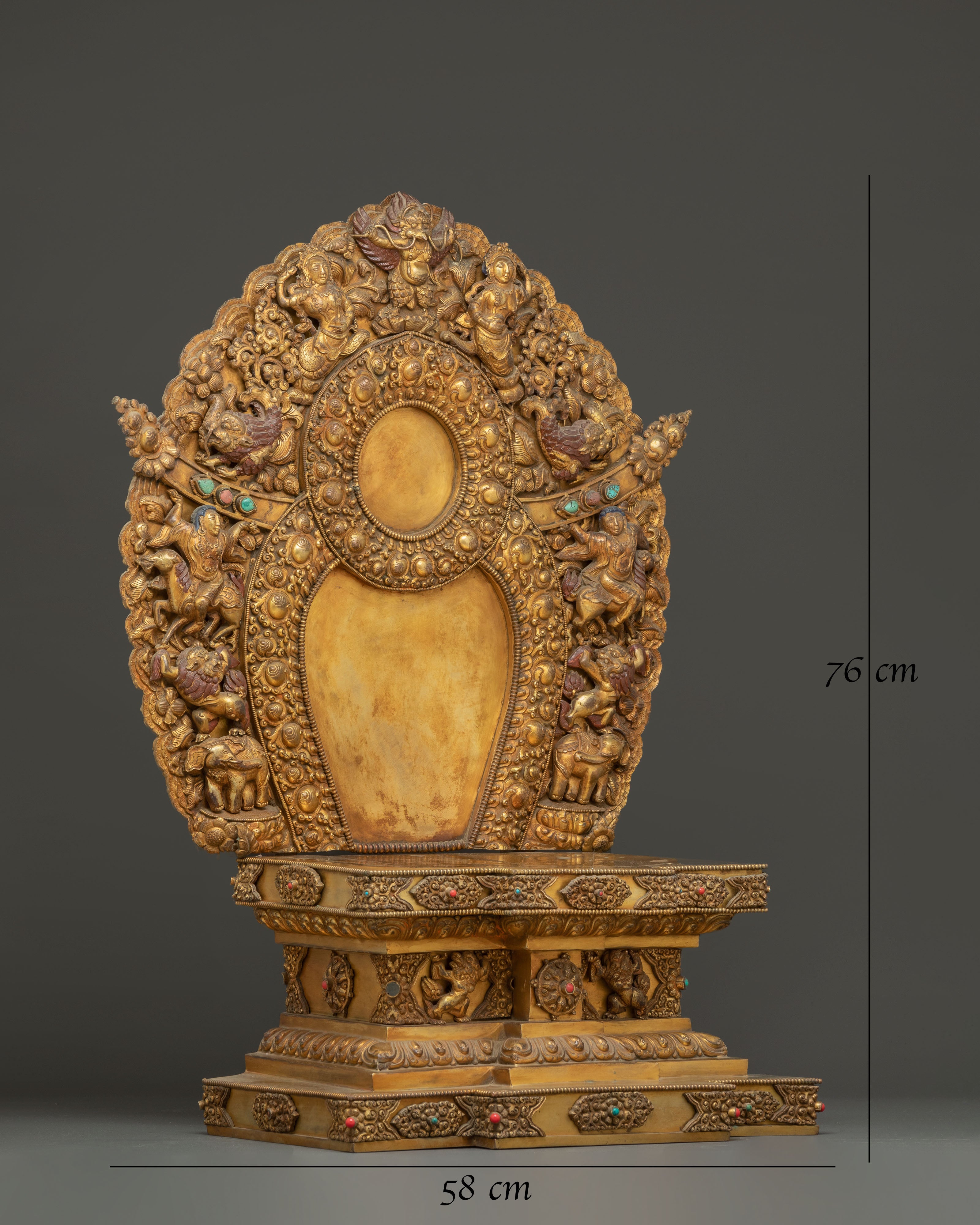 Traditional Throne for Buddhist Statue