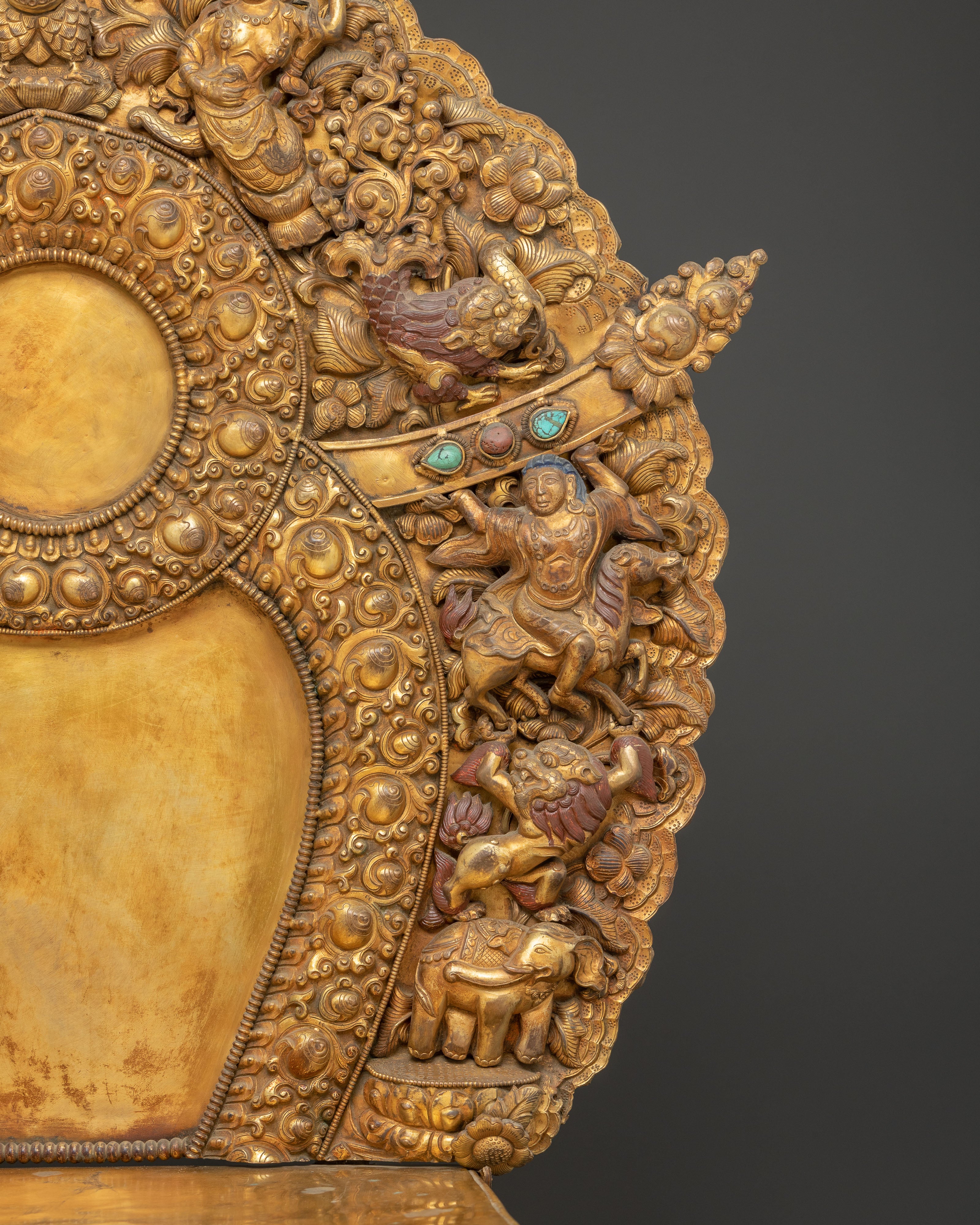 Traditional Throne for Buddhist Statue