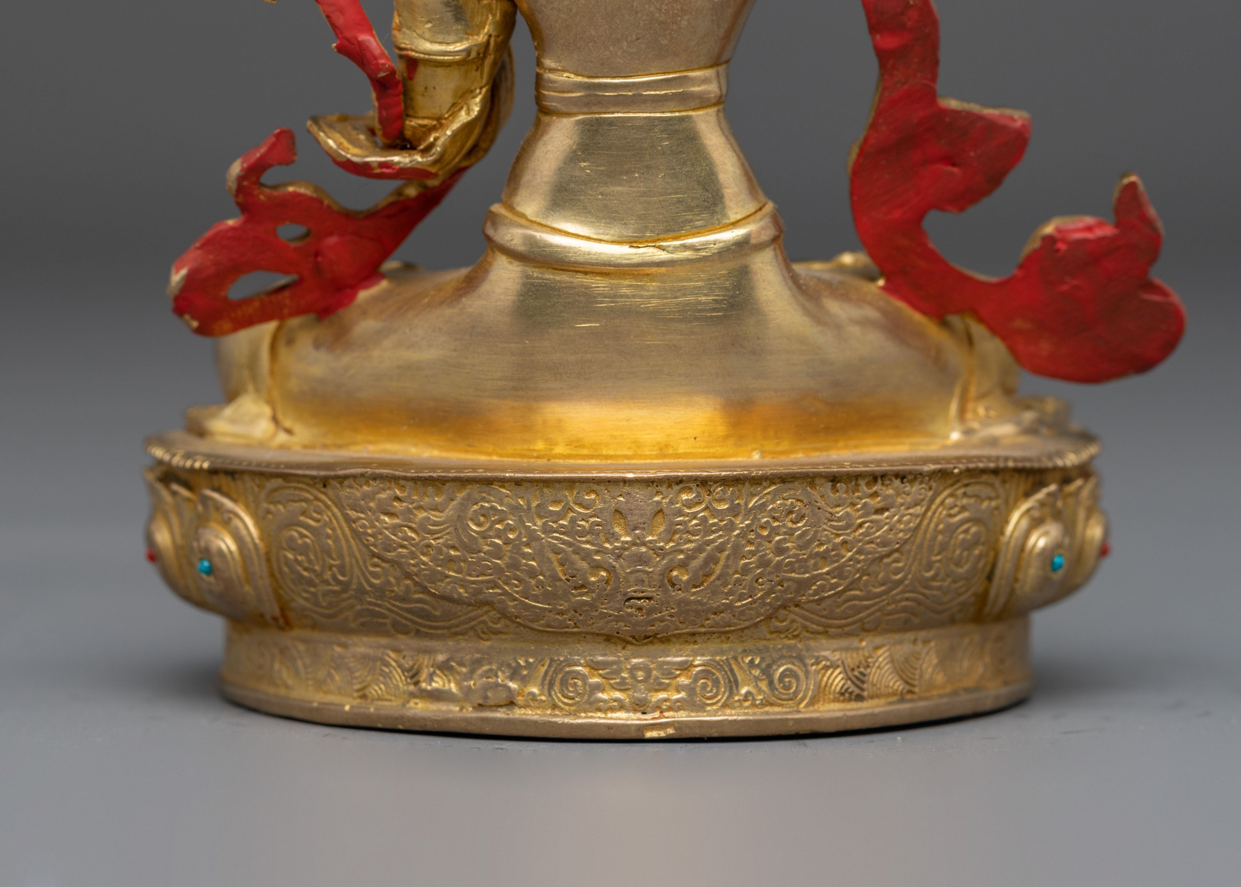 Handmade Golden Manjushri: Sword of Wisdom