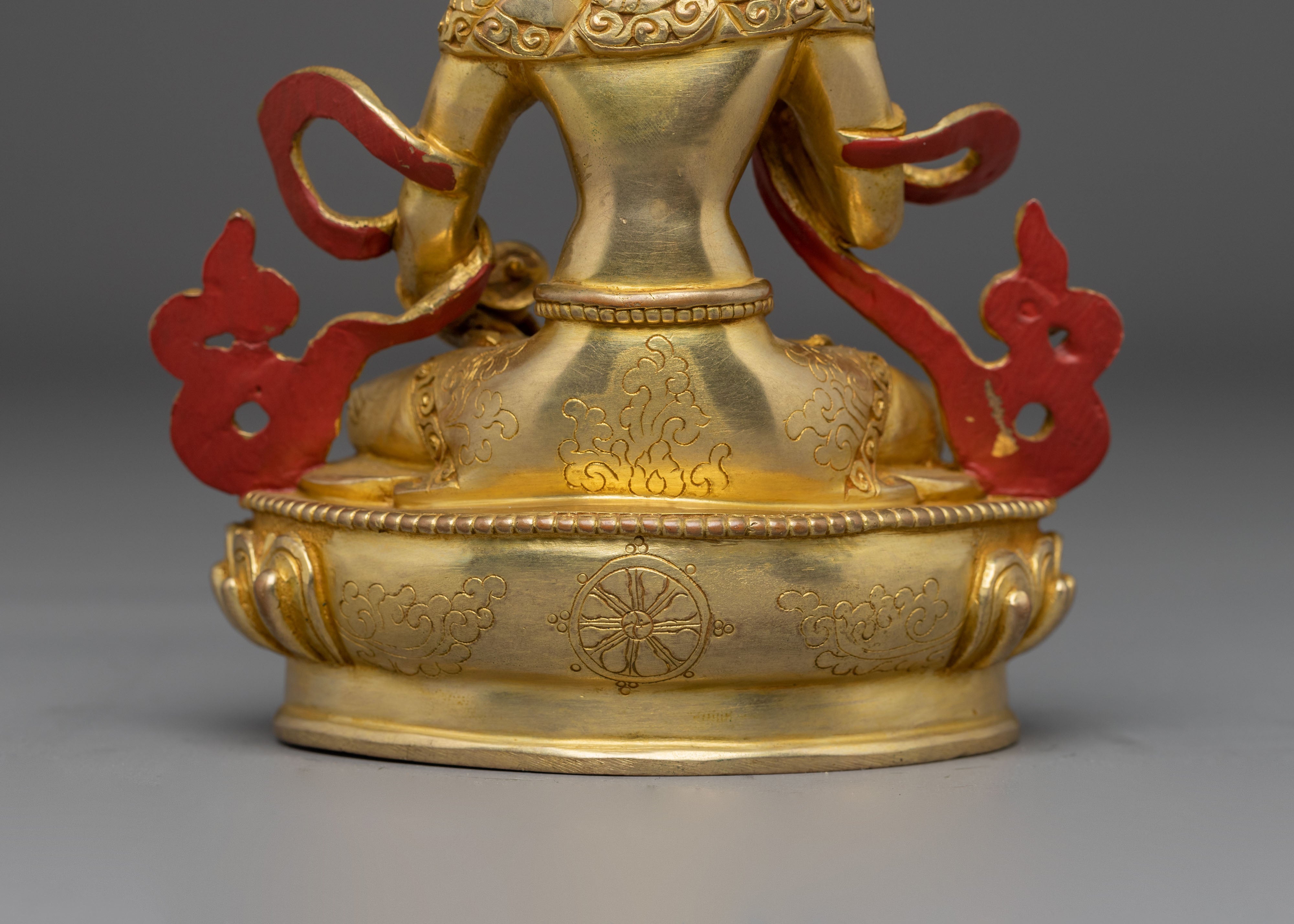 Vajrasattva Icon: Handcrafted Purification Deity
