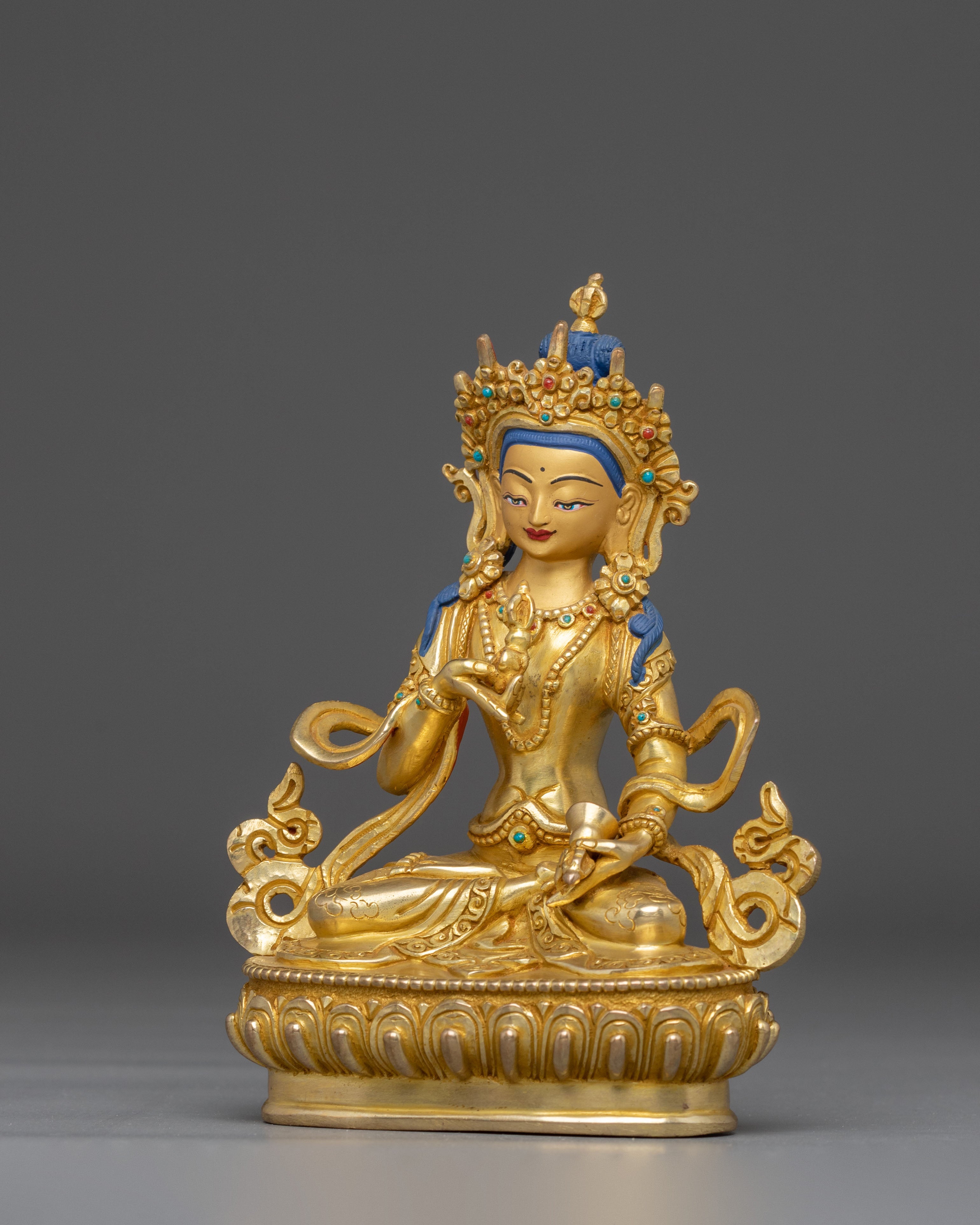 Vajrasattva Icon: Handcrafted Purification Deity