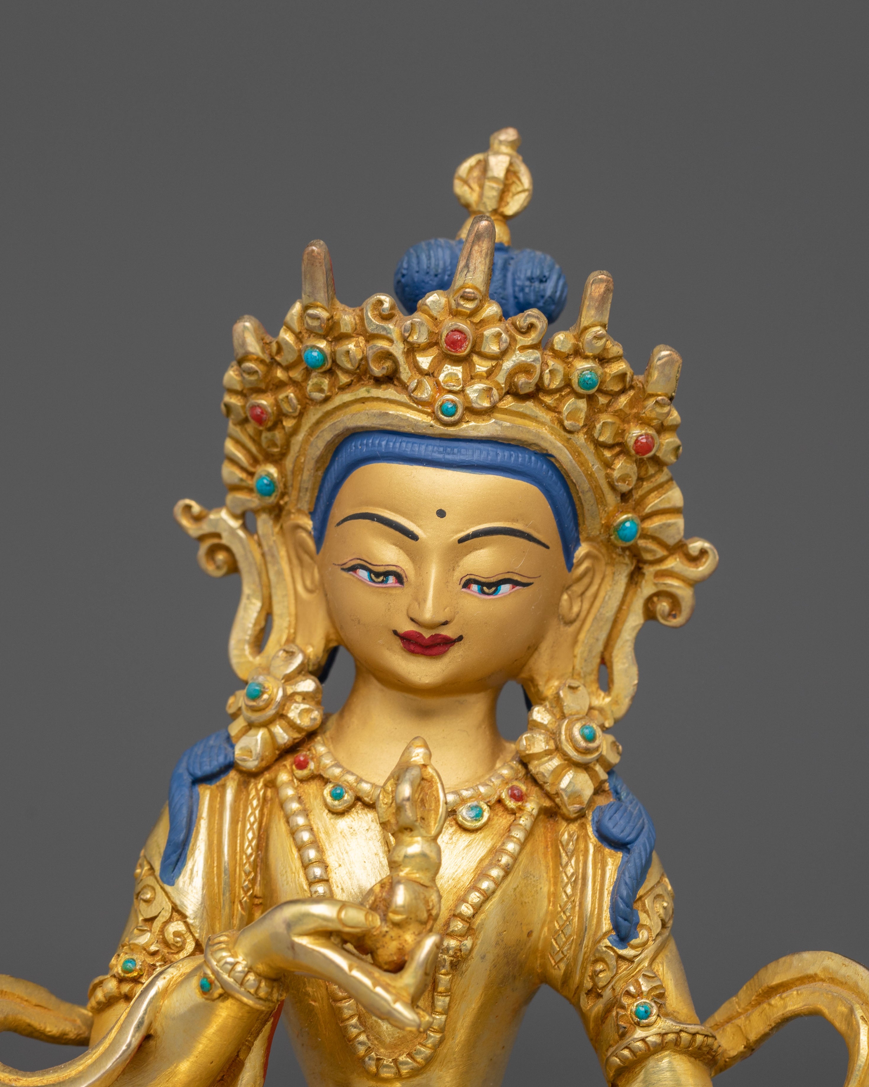 Vajrasattva Icon: Handcrafted Purification Deity