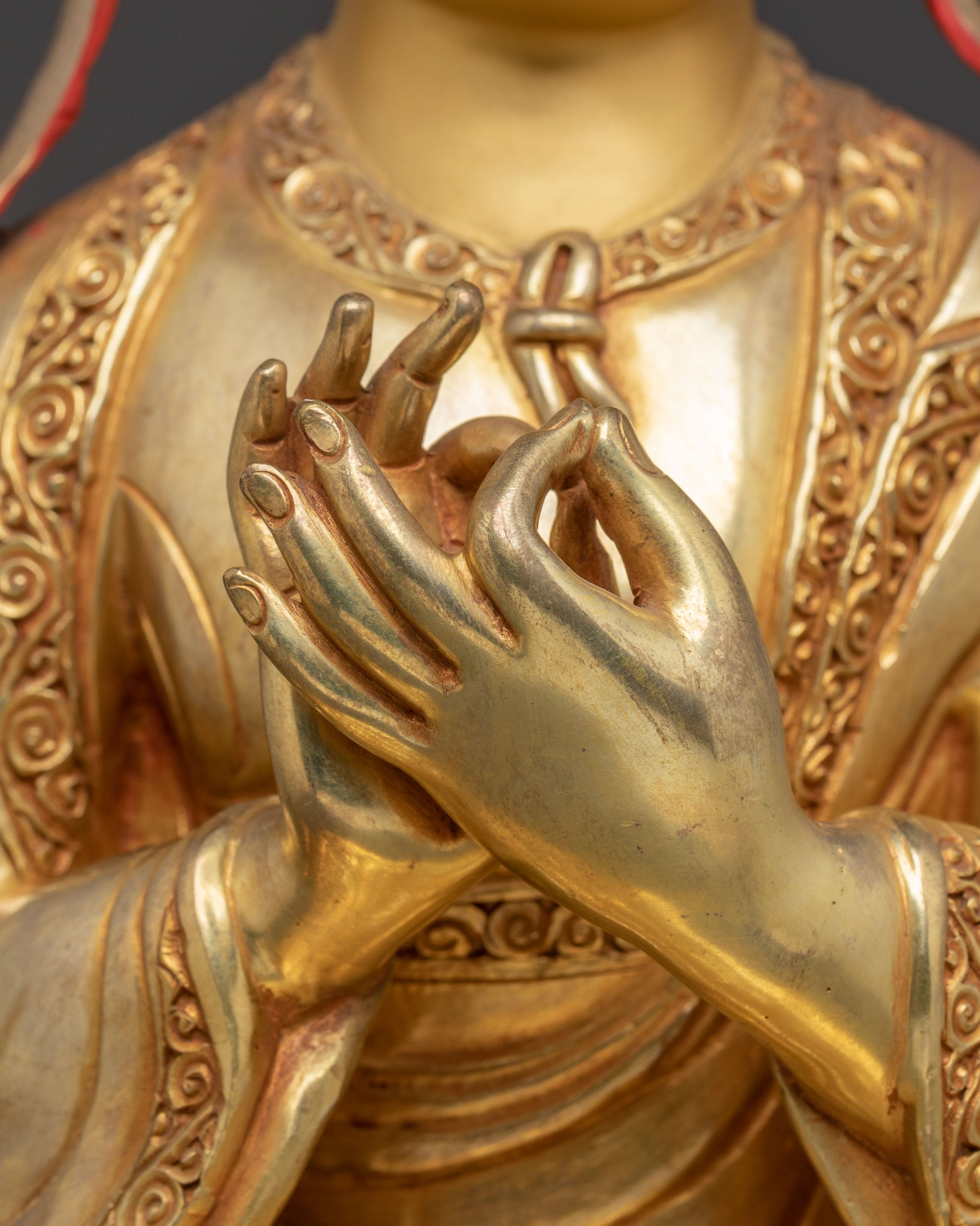 Handmade Buddhist Scholar Atisa Art | Tibetan Religious Leader