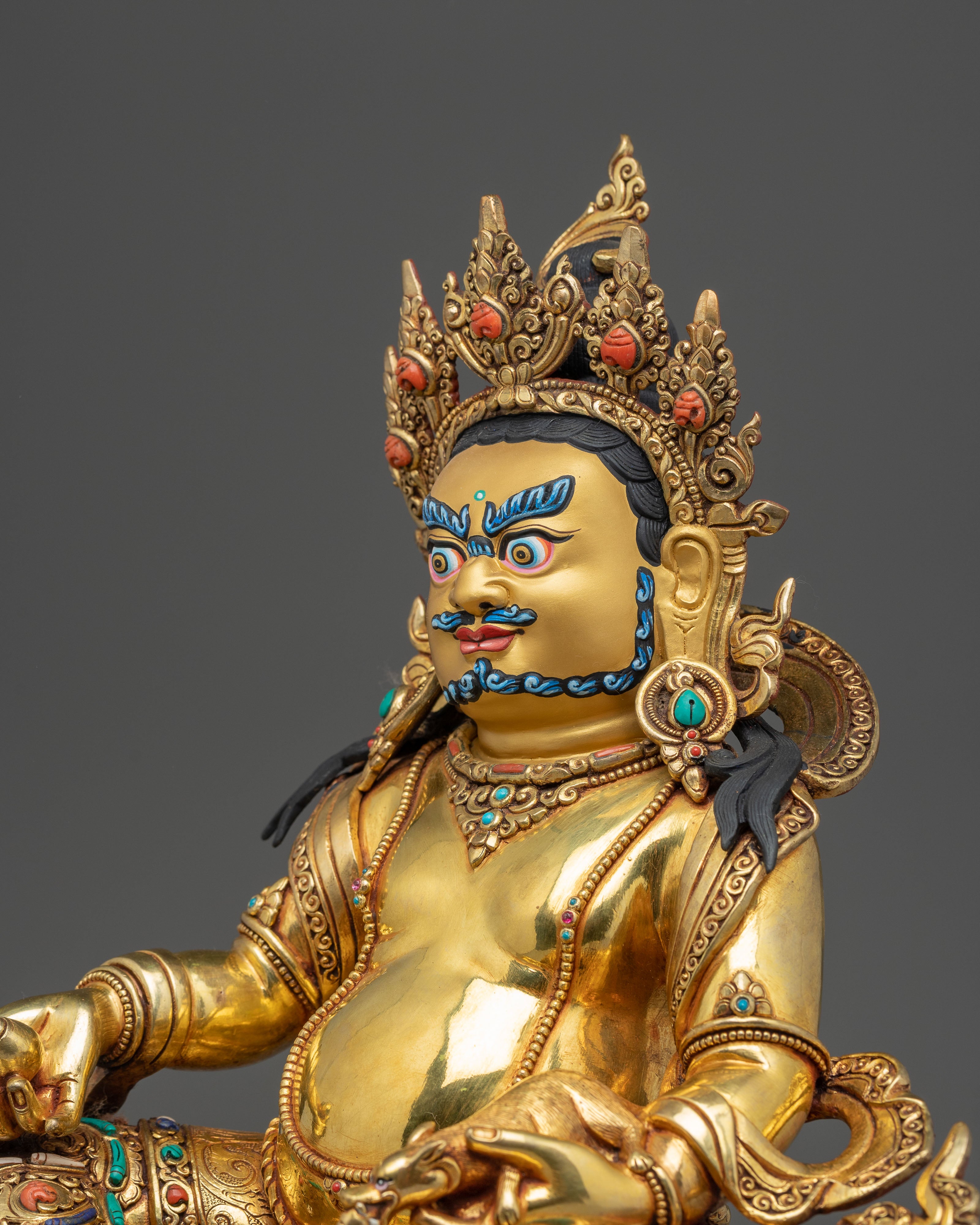 Majestic Wealth Icon Dzambhala Statue | Symbol of Abundance