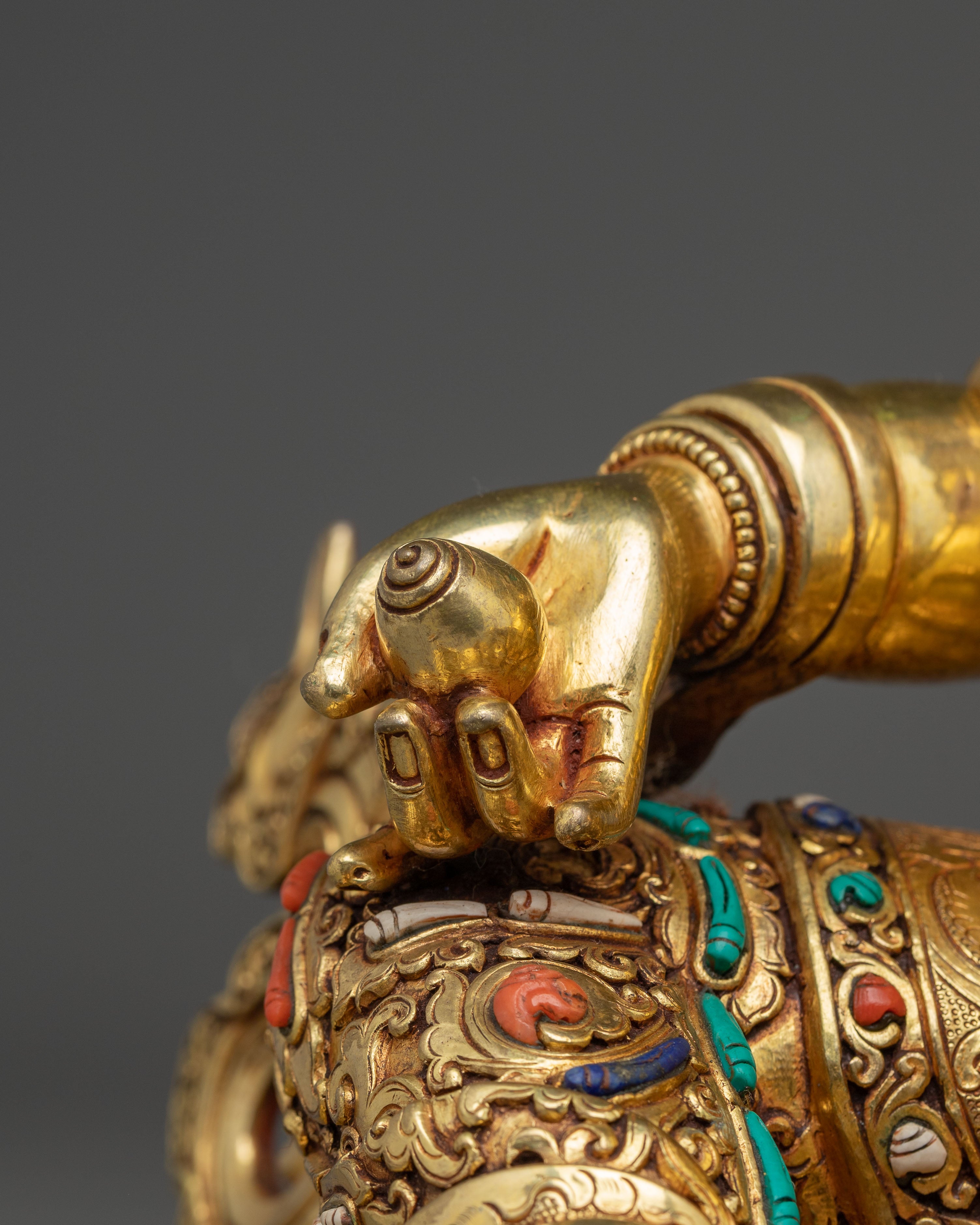 Majestic Wealth Icon Dzambhala Statue | Symbol of Abundance