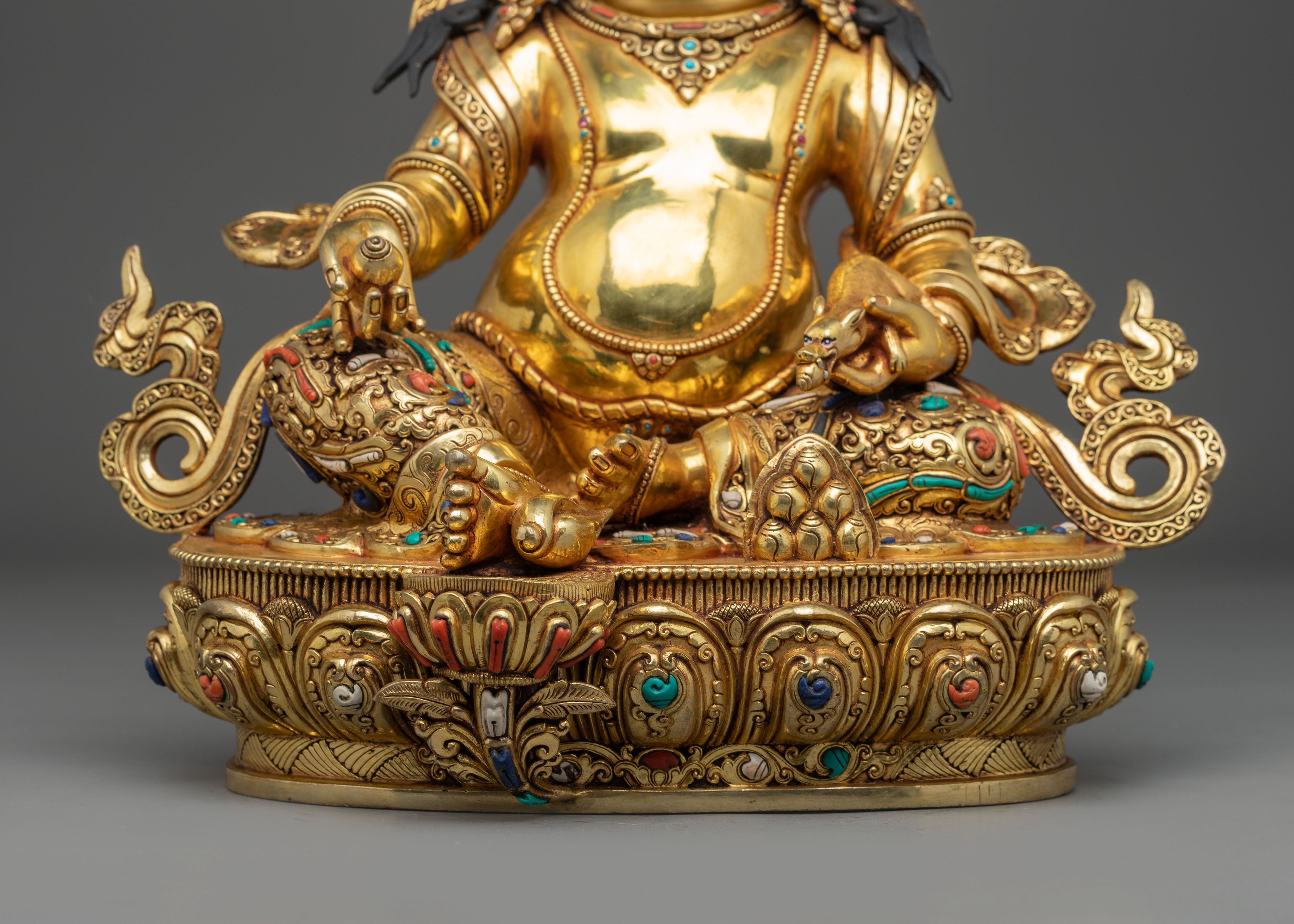 Majestic Wealth Icon Dzambhala Statue | Symbol of Abundance