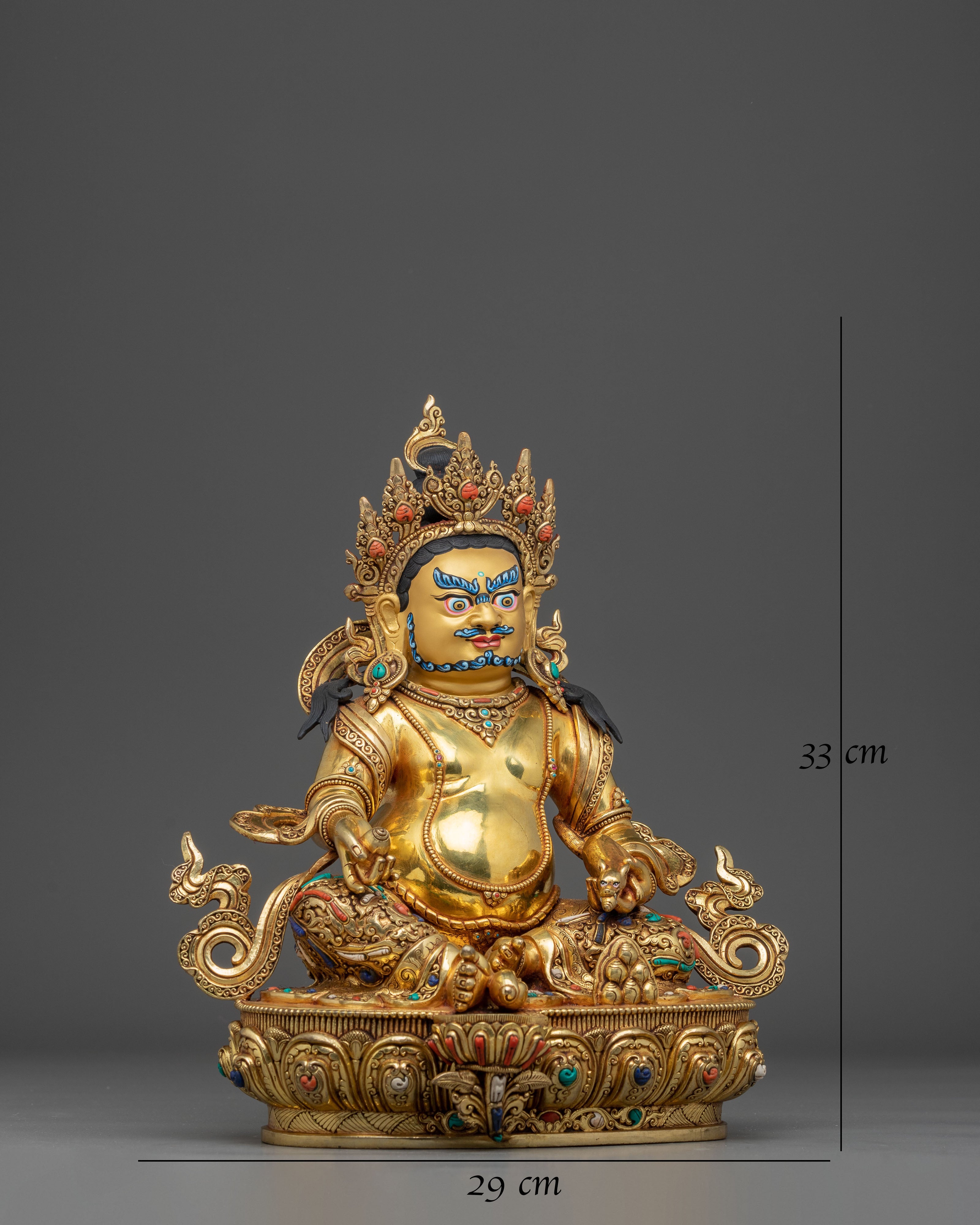Majestic Wealth Icon Dzambhala Statue