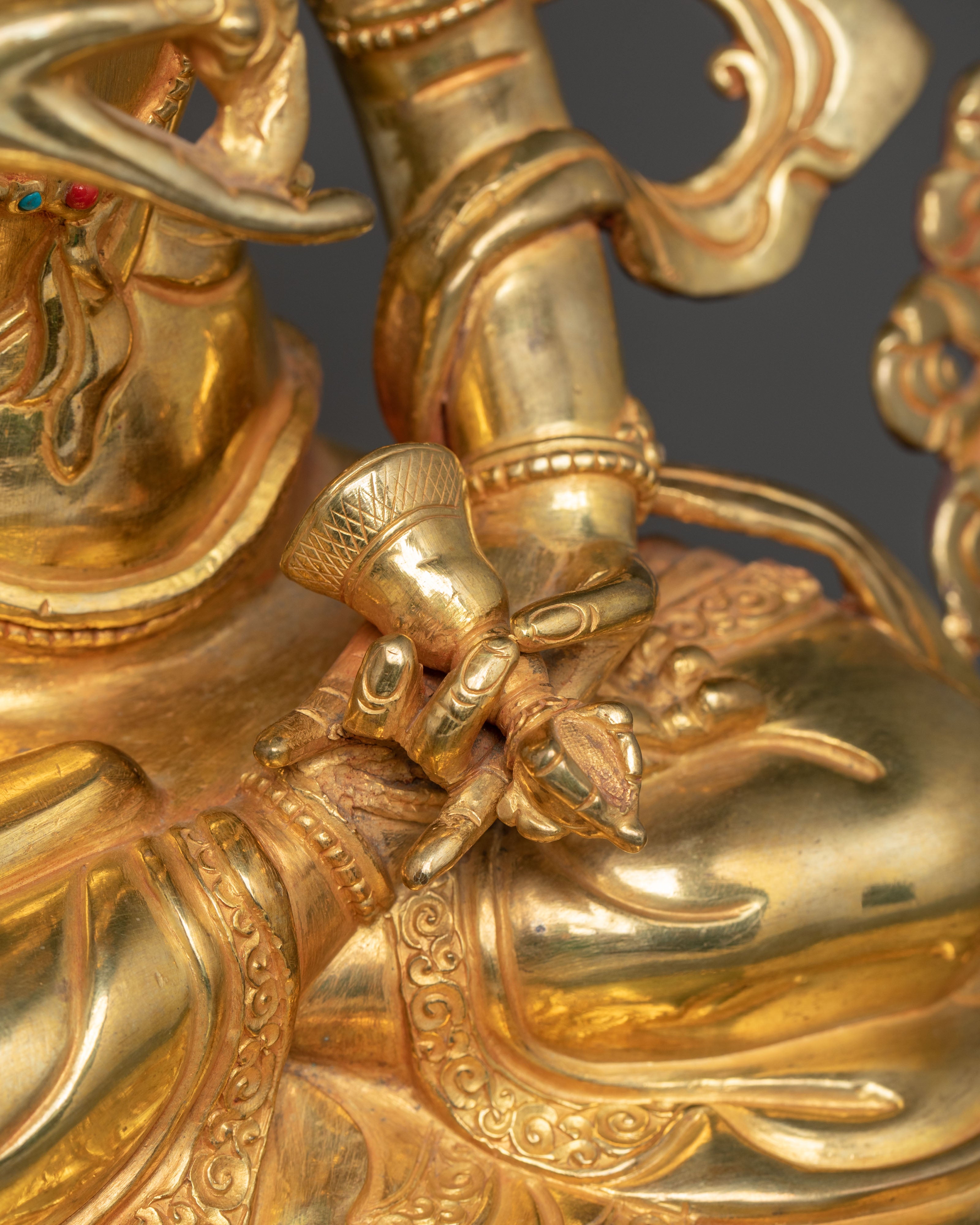 Golden Vajrasattva Statue: Symbol of Purification