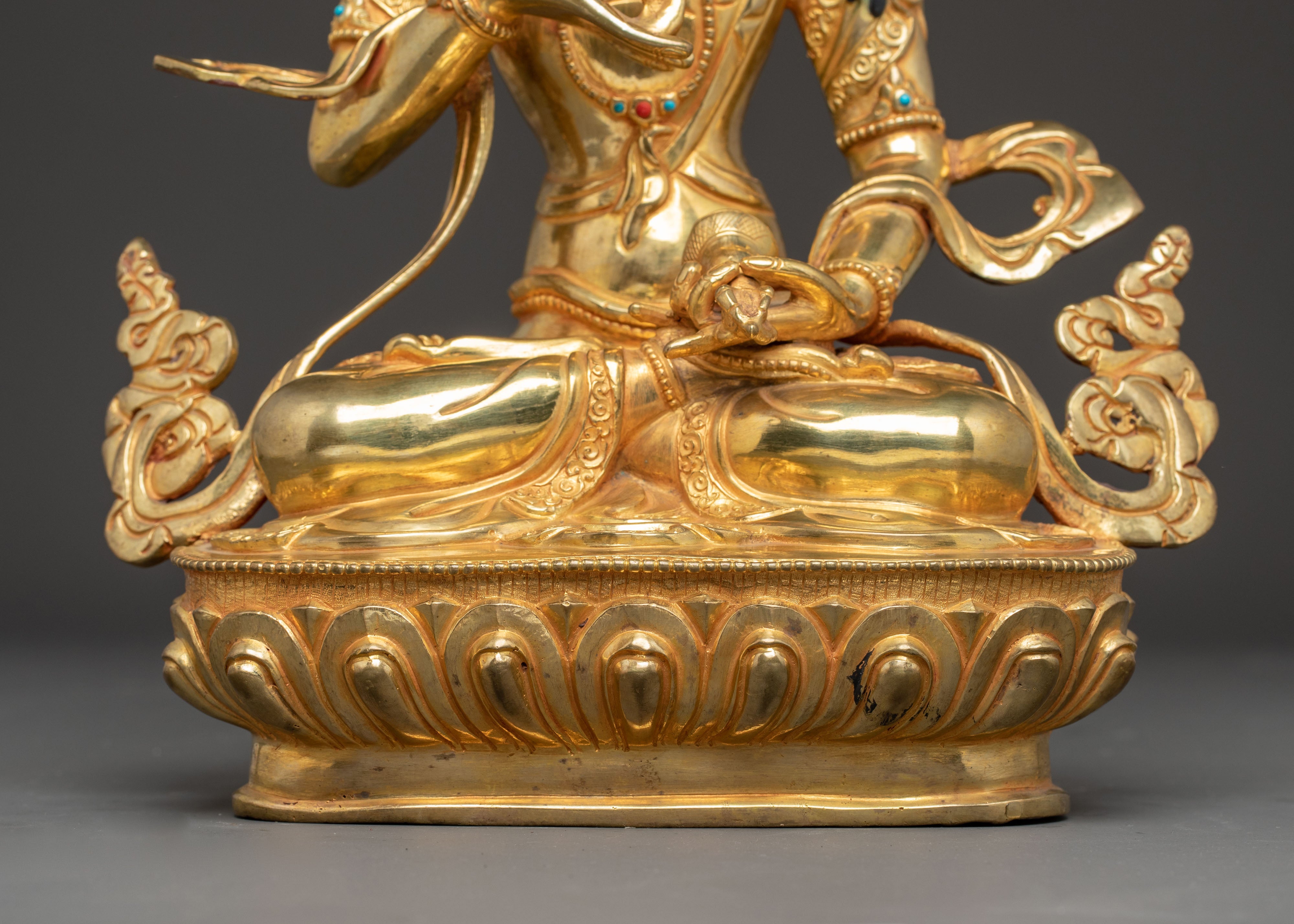 Golden Vajrasattva Statue: Symbol of Purification