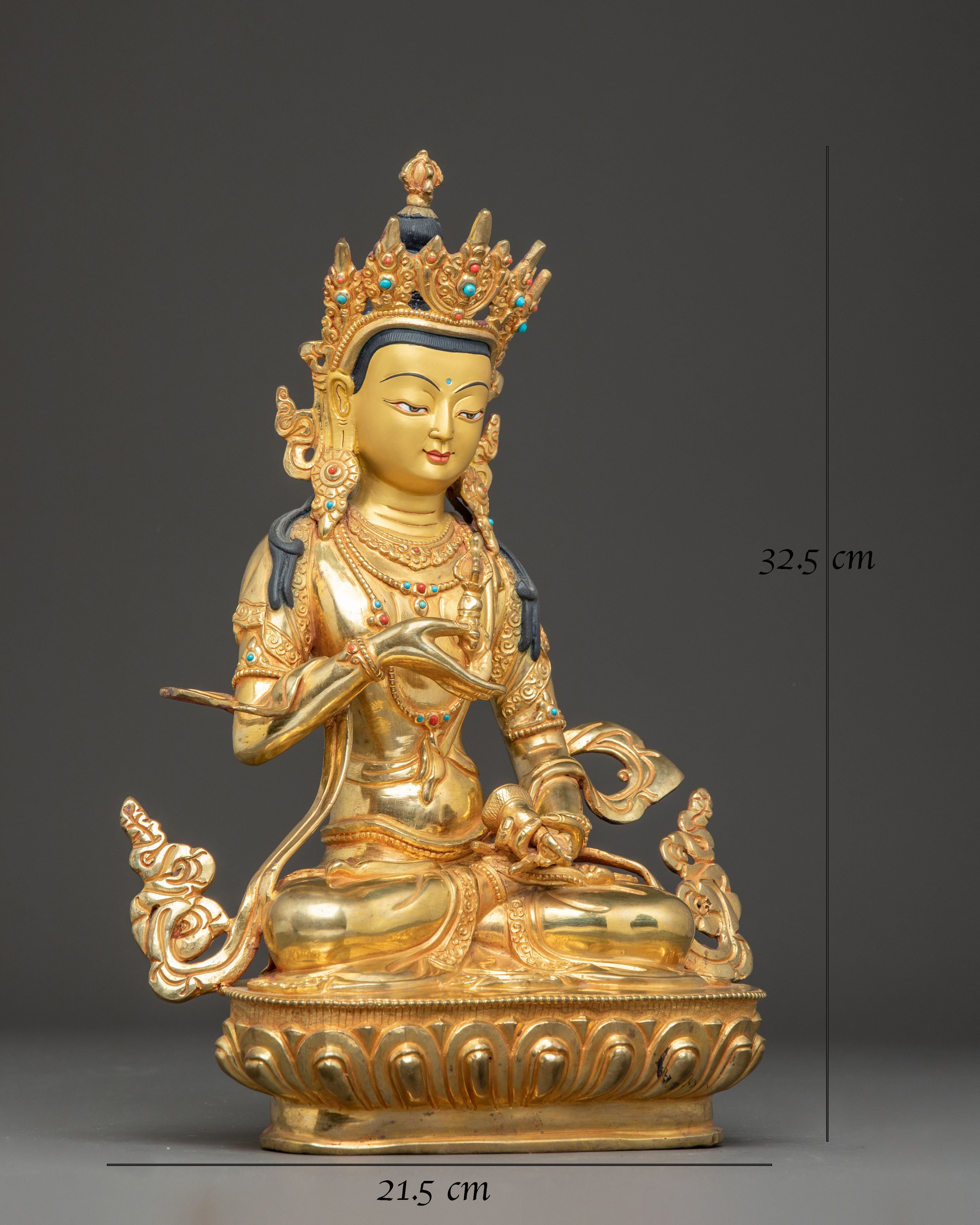 Golden Vajrasattva Statue: Symbol of Purification