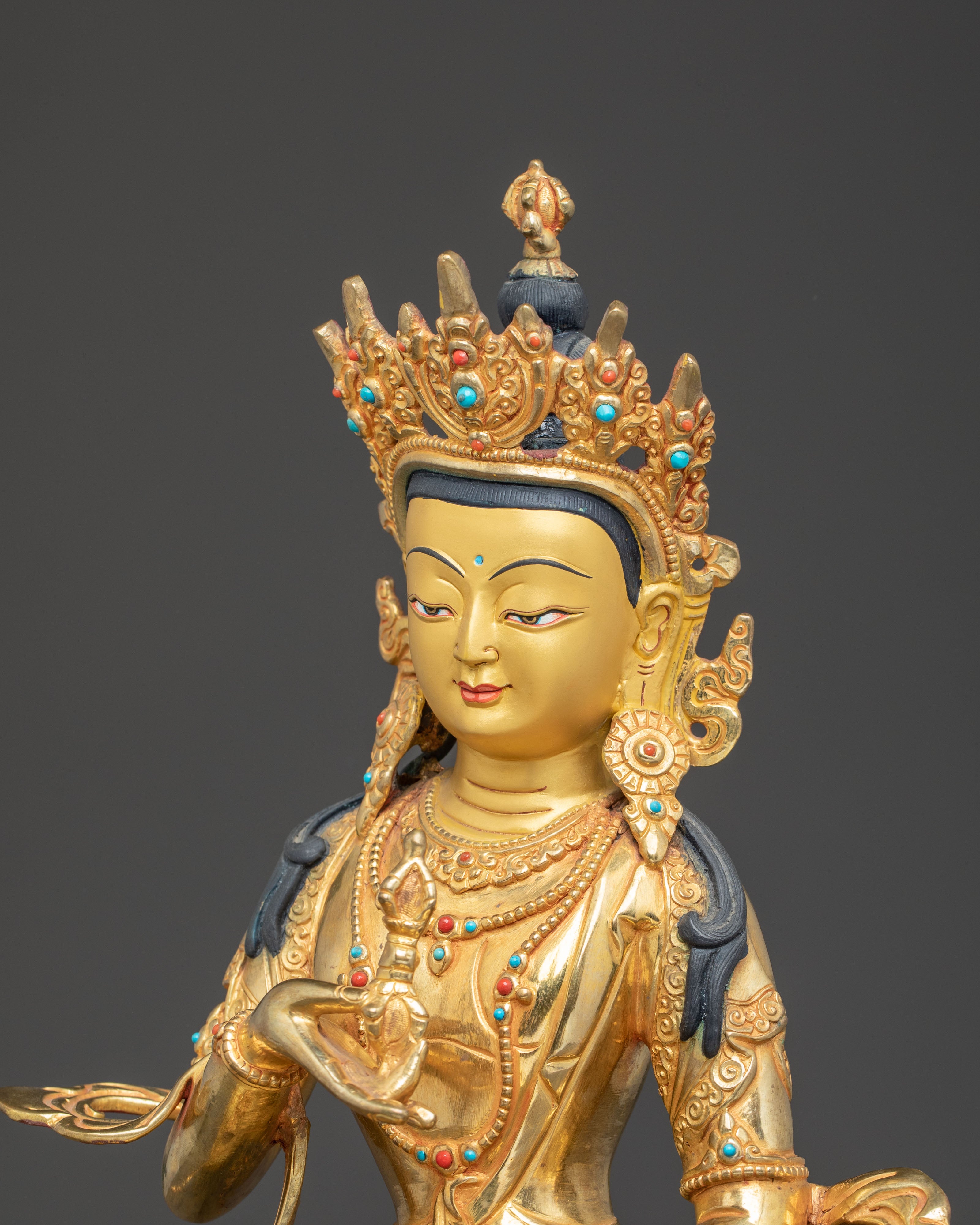 Golden Vajrasattva Statue: Symbol of Purification