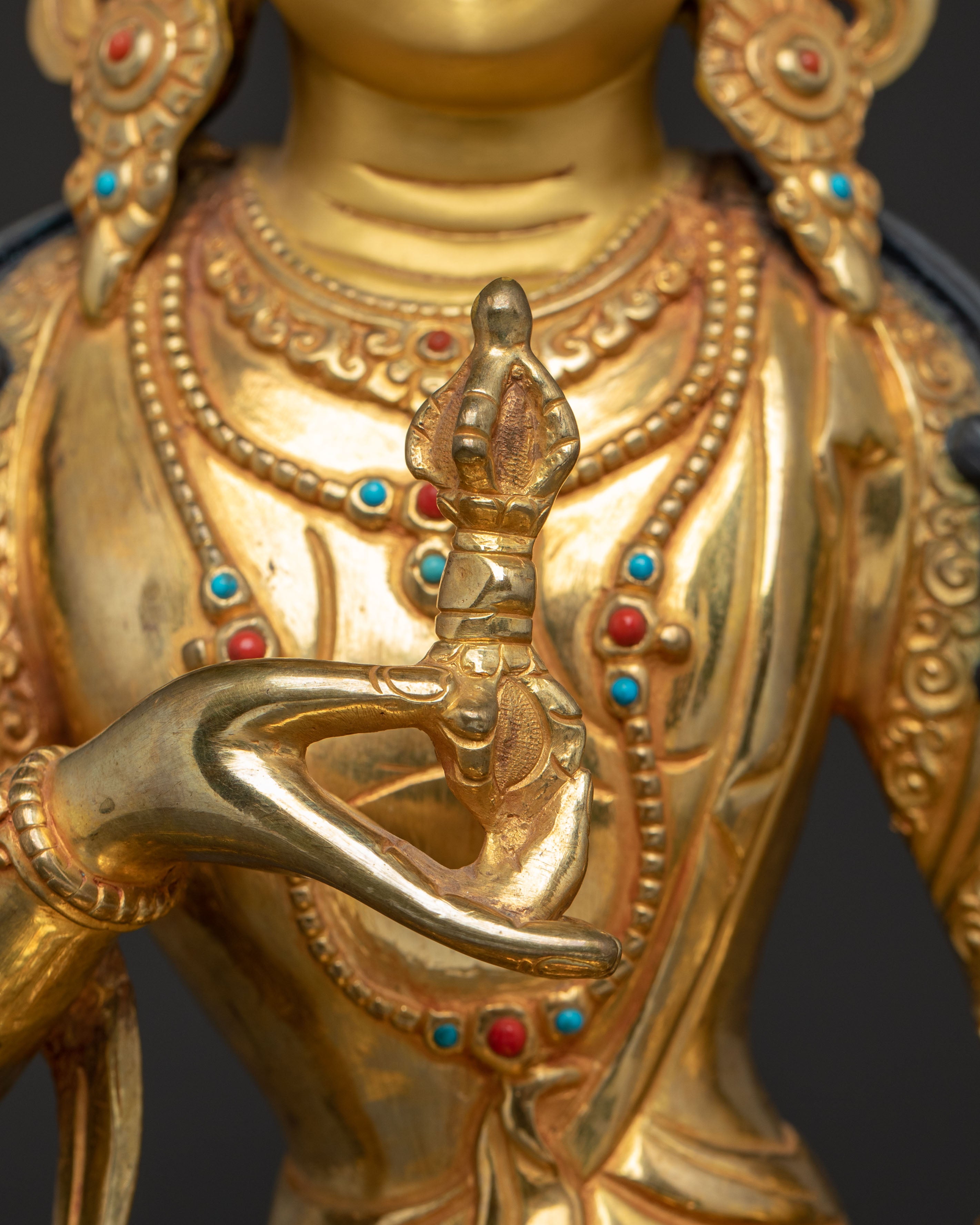 Golden Vajrasattva Statue: Symbol of Purification