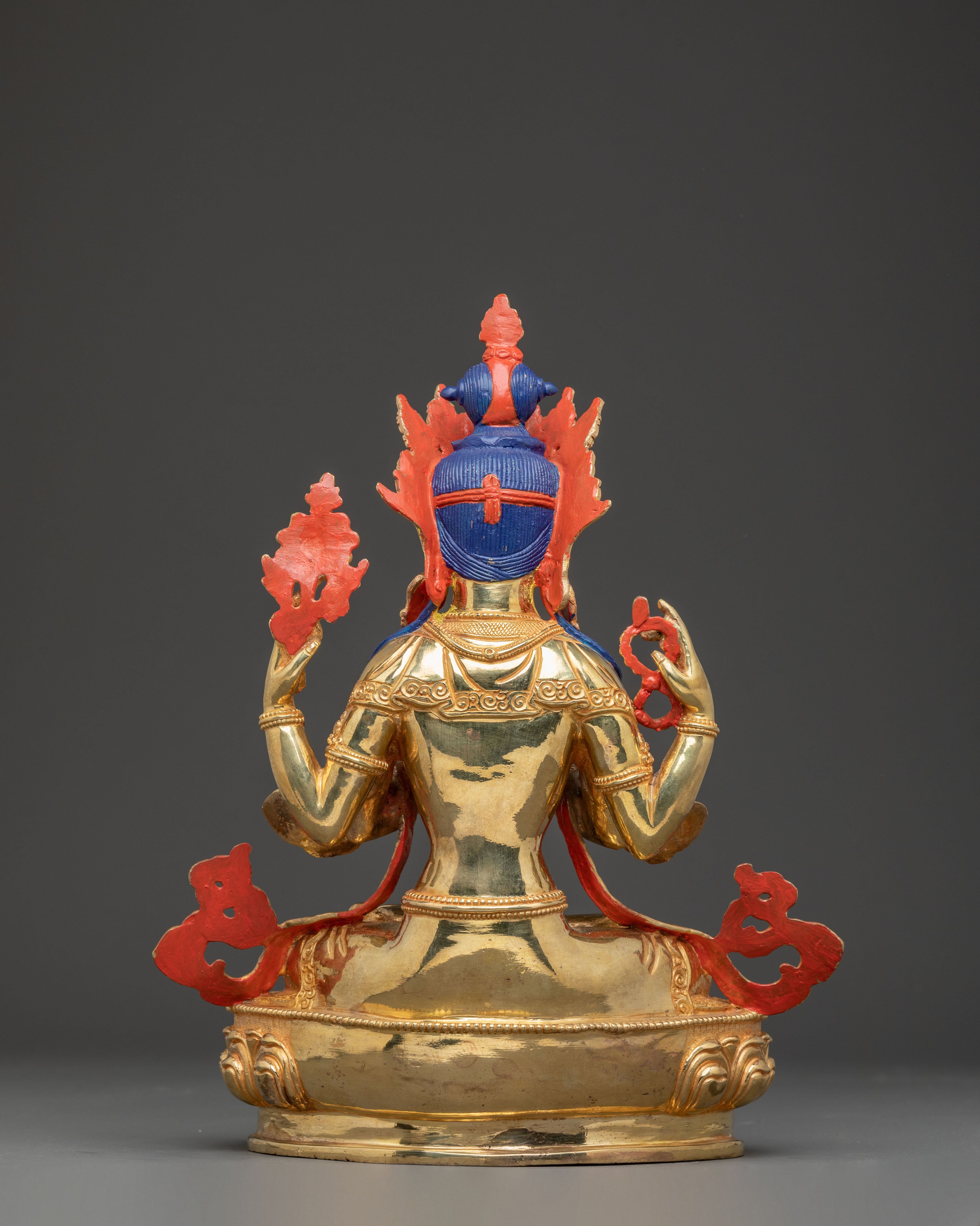 13.2 Inch Statue of Bodhisattva Chenrezig