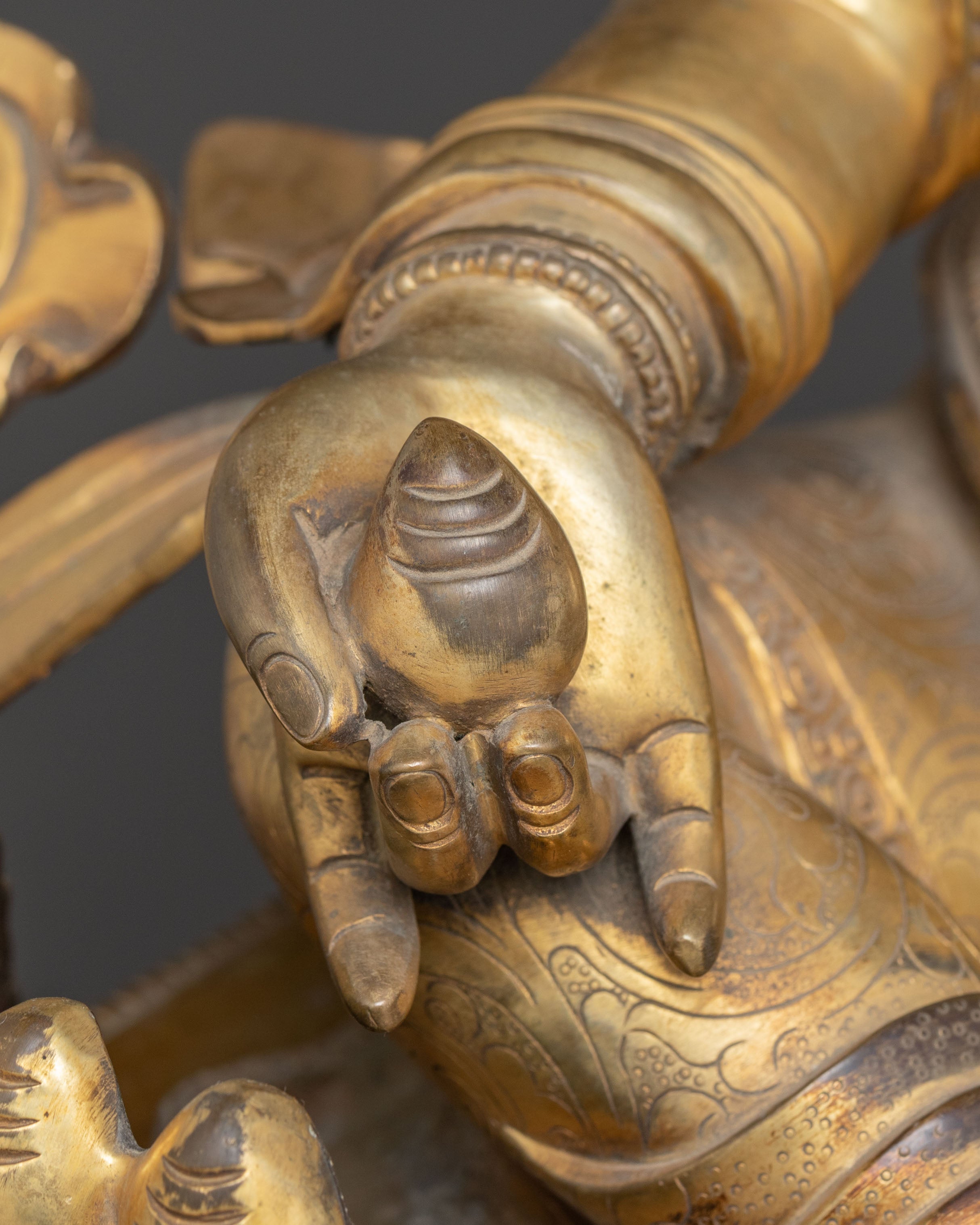 Sculpture of Wealth Icon Dzambhala: Symbol of Abundance