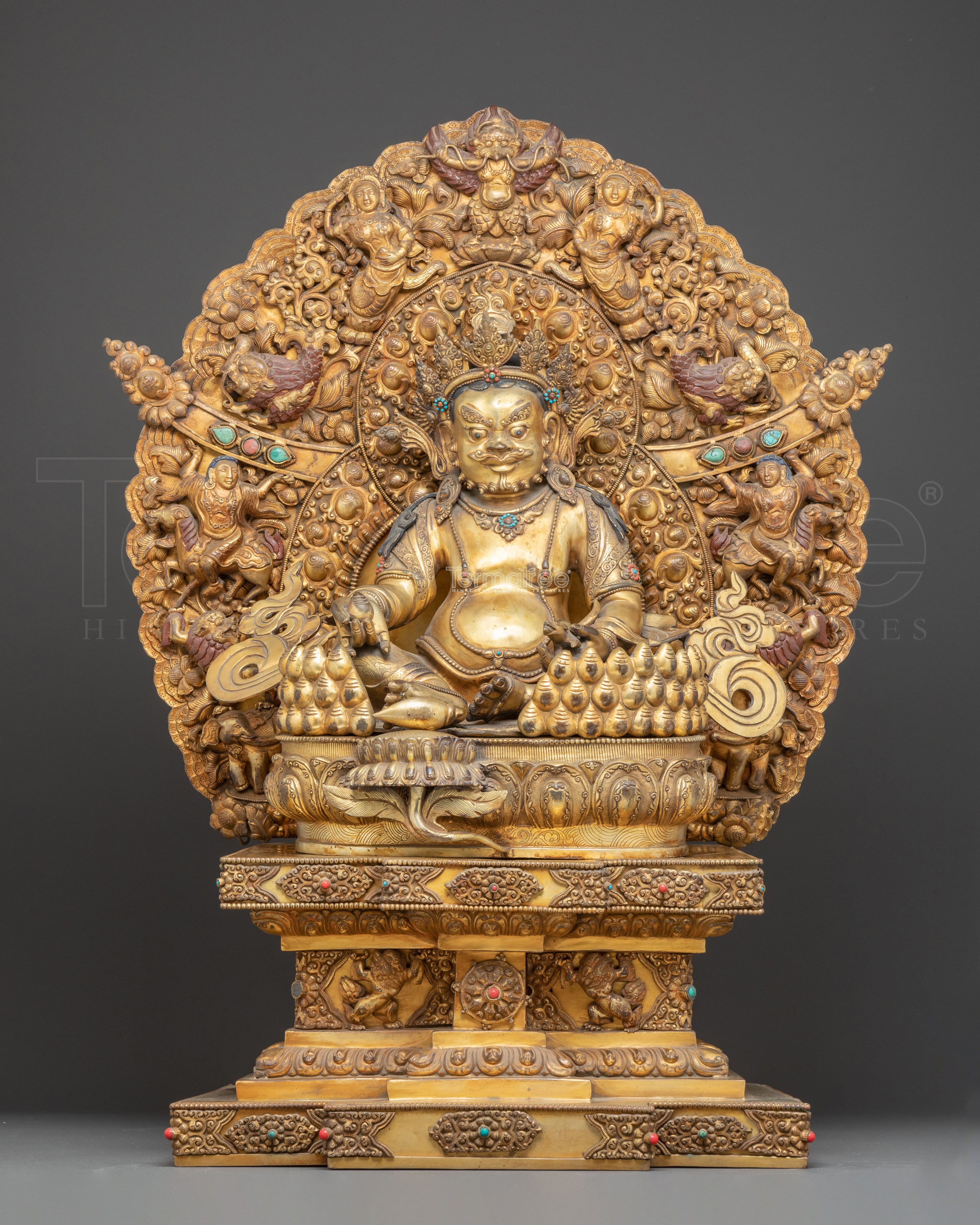 Large Statue of Dzambhala | Symbol of Prosperity and Abundance