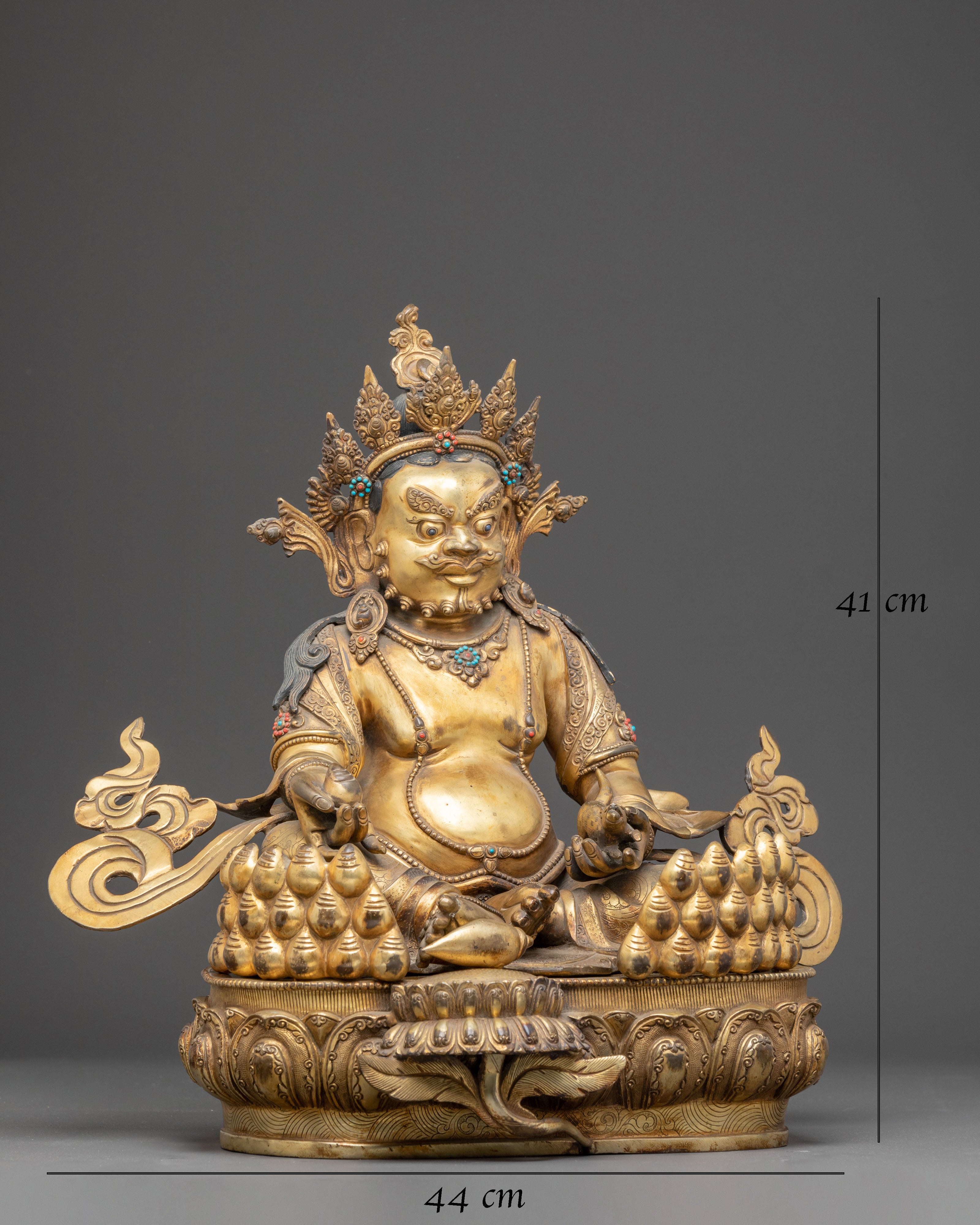 Sculpture of Wealth Icon Dzambhala: Symbol of Abundance