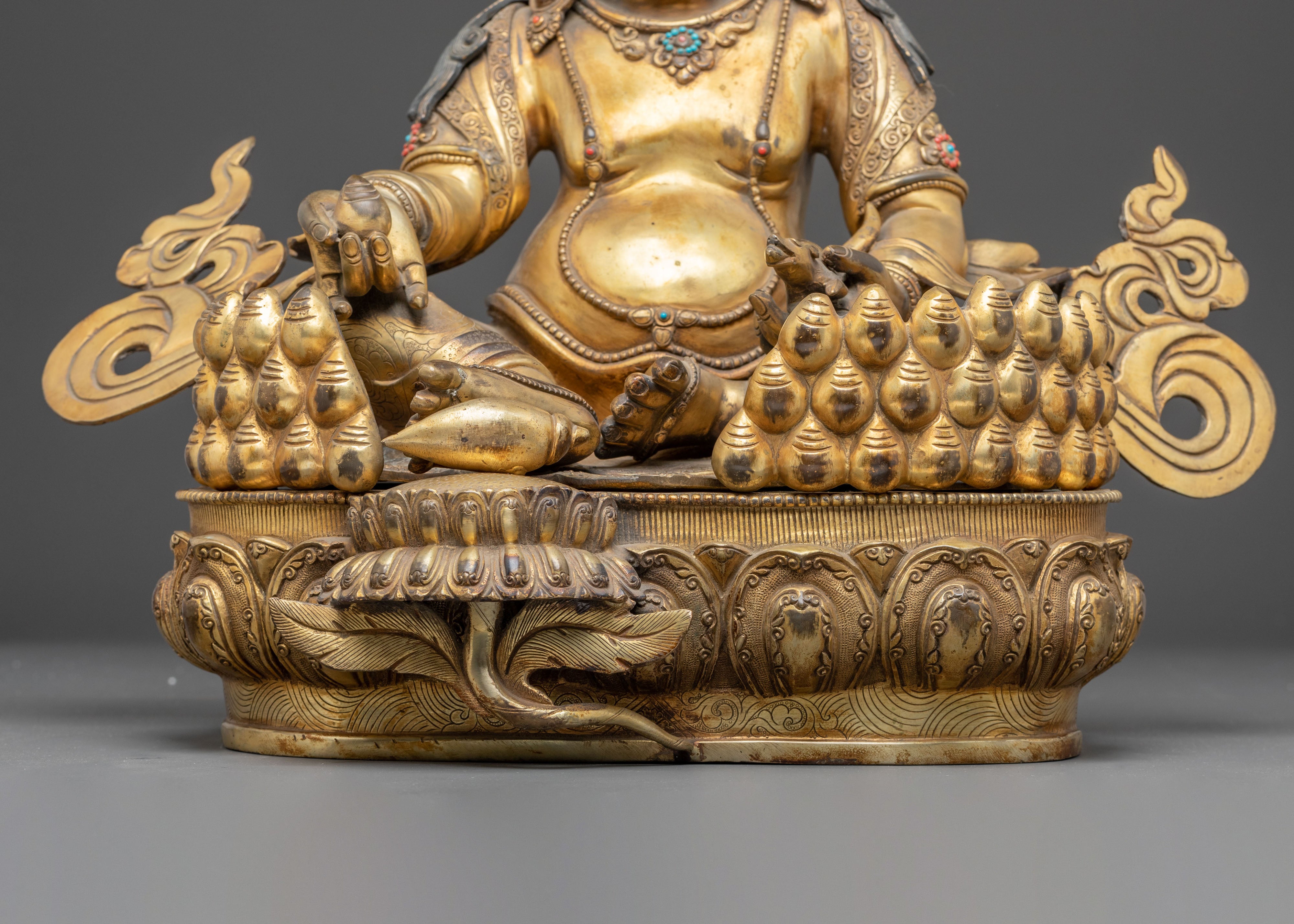 Sculpture of Wealth Icon Dzambhala: Symbol of Abundance