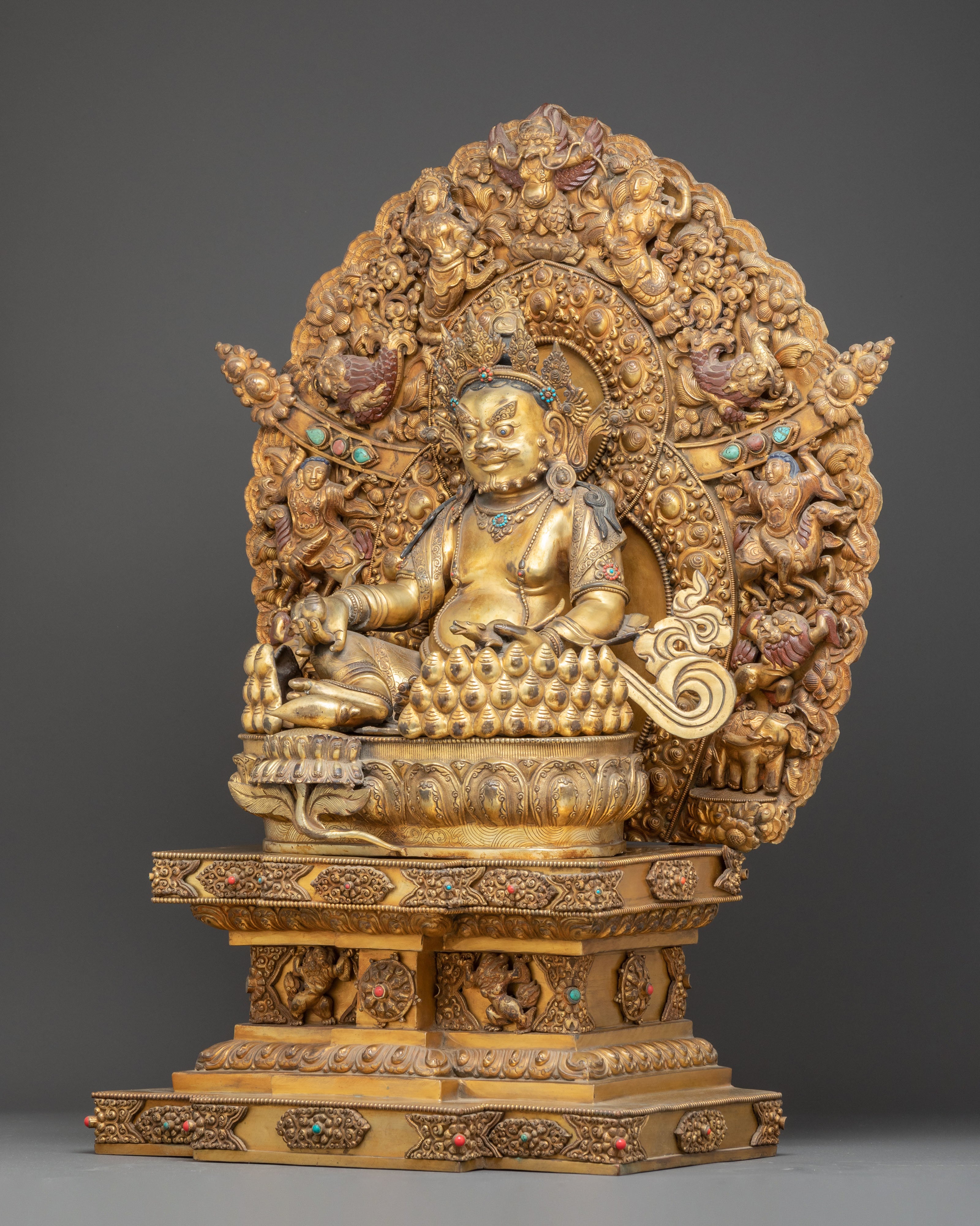 Large Statue of Dzambhala | Symbol of Prosperity and Abundance