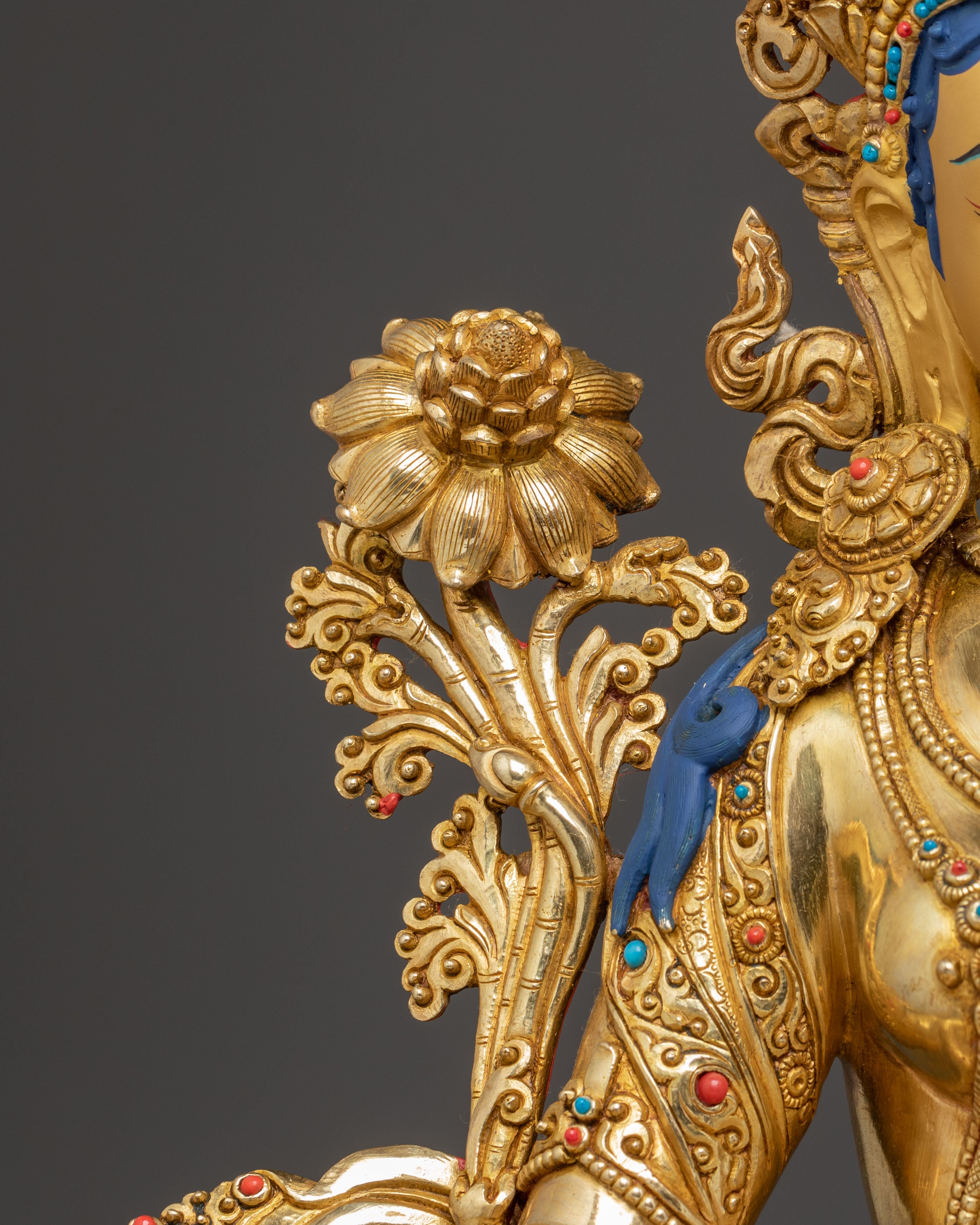 17.5 Inch Mother Green Tara Handmade Statue | Symbol of Liberation