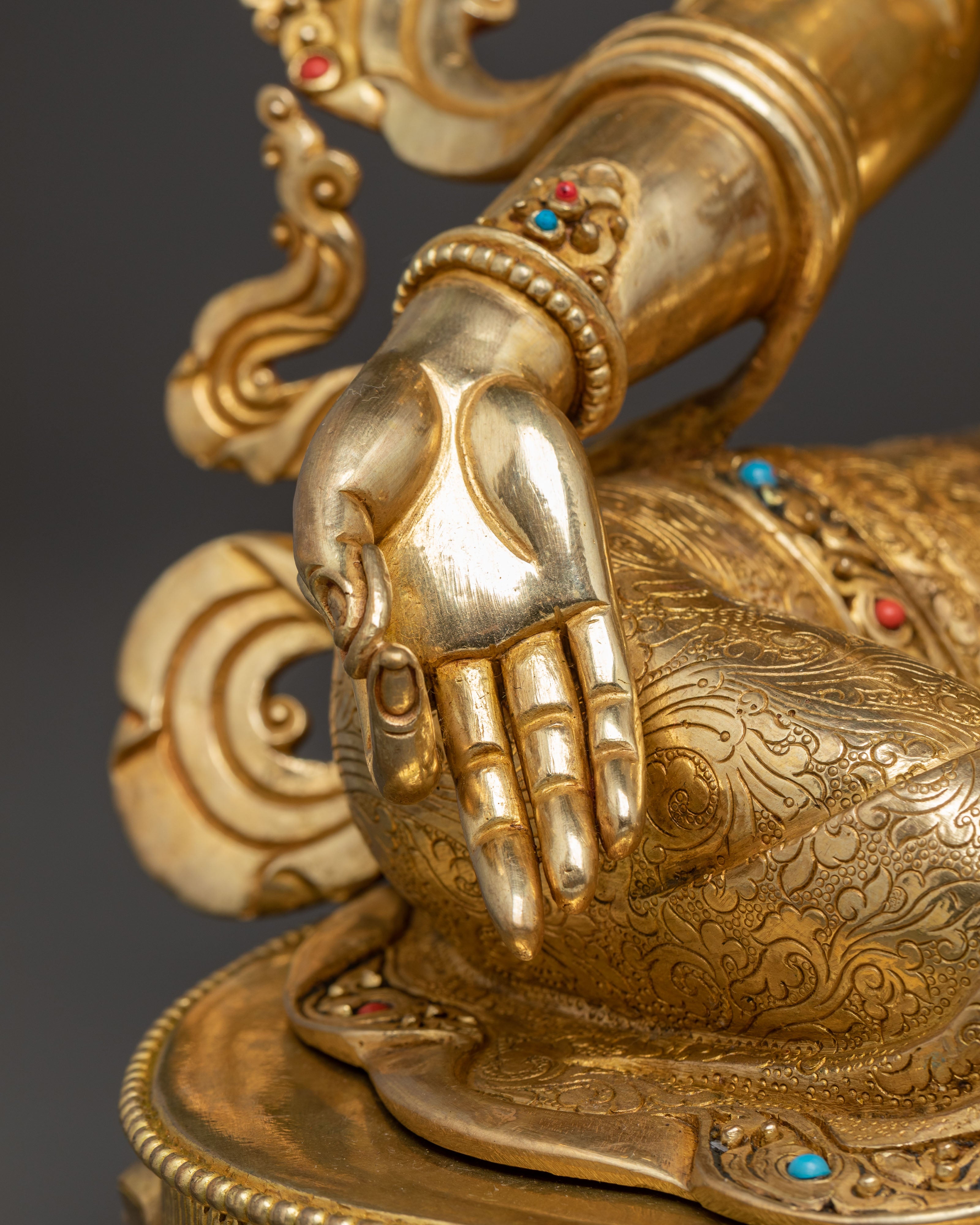 17.5 Inch Mother Green Tara Handmade Statue | Symbol of Liberation