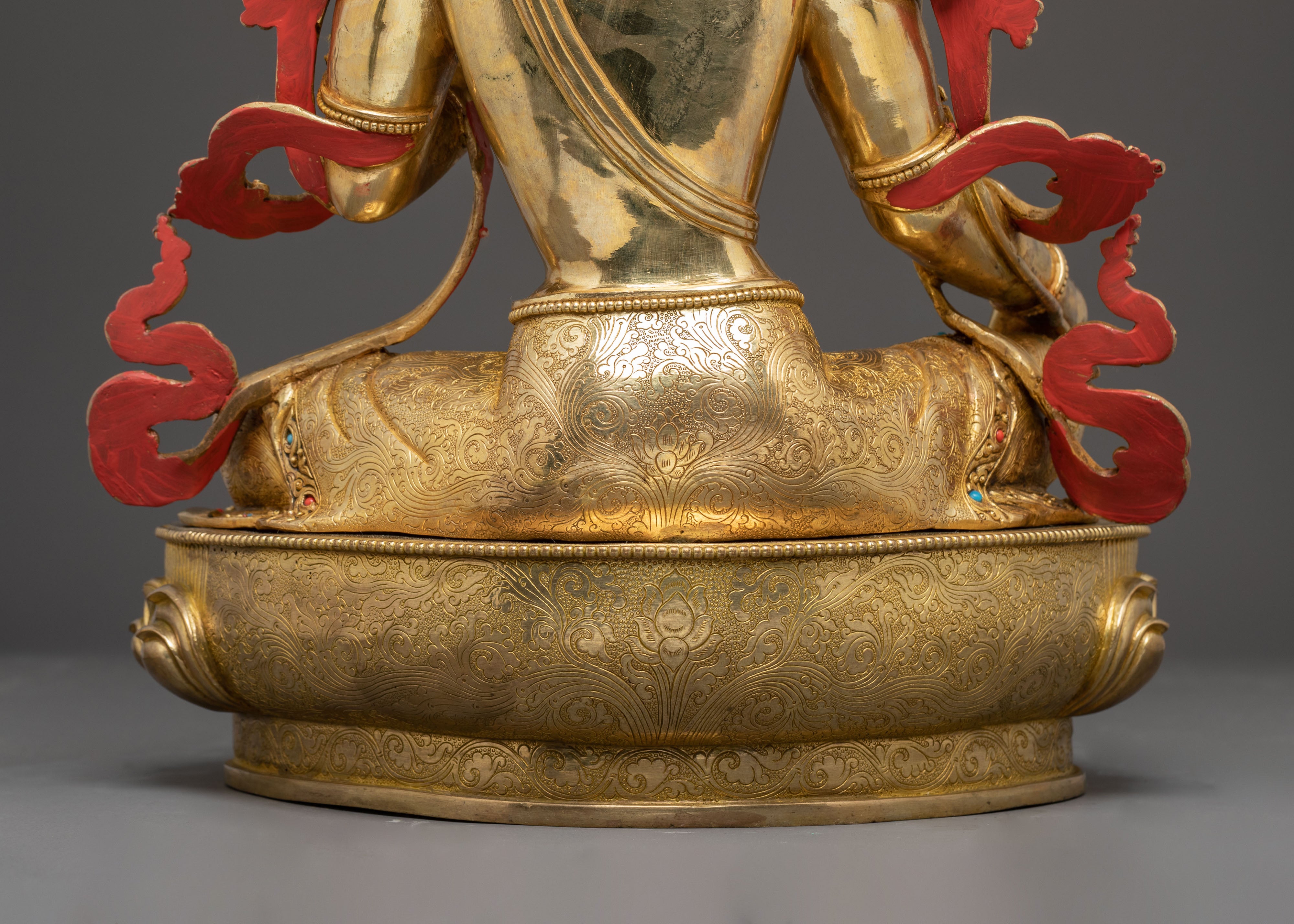 17.5 Inch Mother Green Tara Handmade Statue | Symbol of Liberation