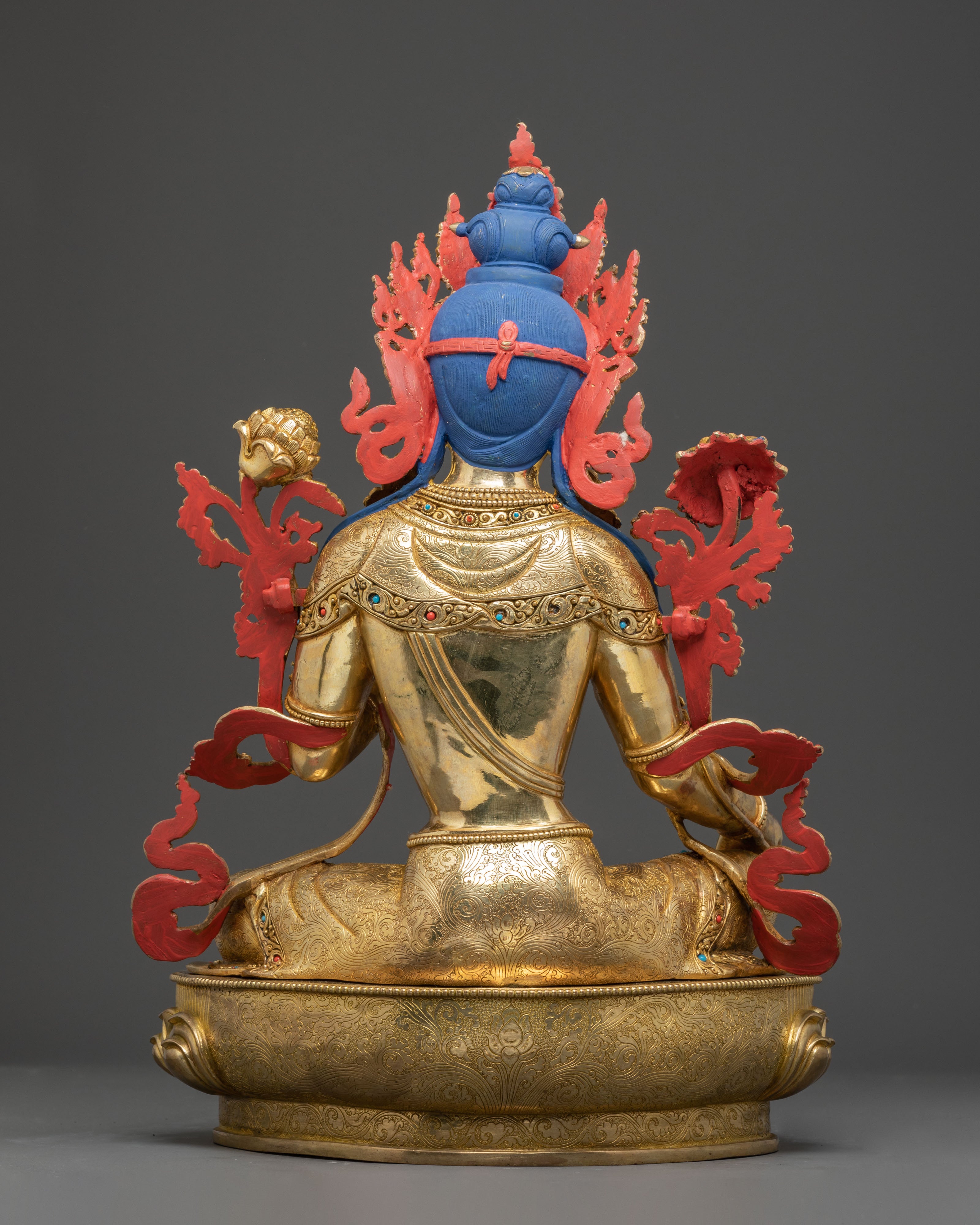 17.5 Inch Mother Green Tara Handmade Statue | Symbol of Liberation