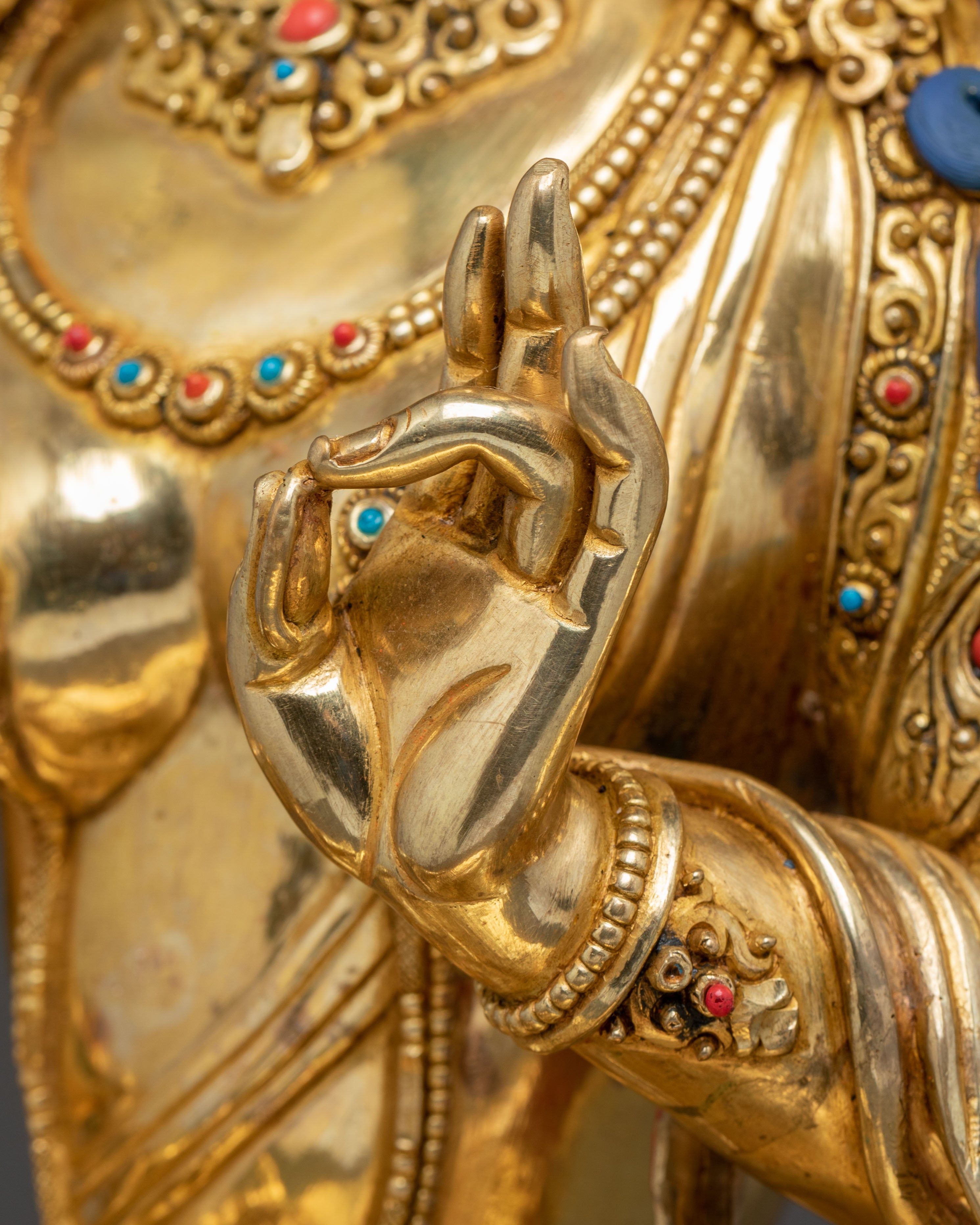 17.5 Inch Mother Green Tara Handmade Statue | Symbol of Liberation