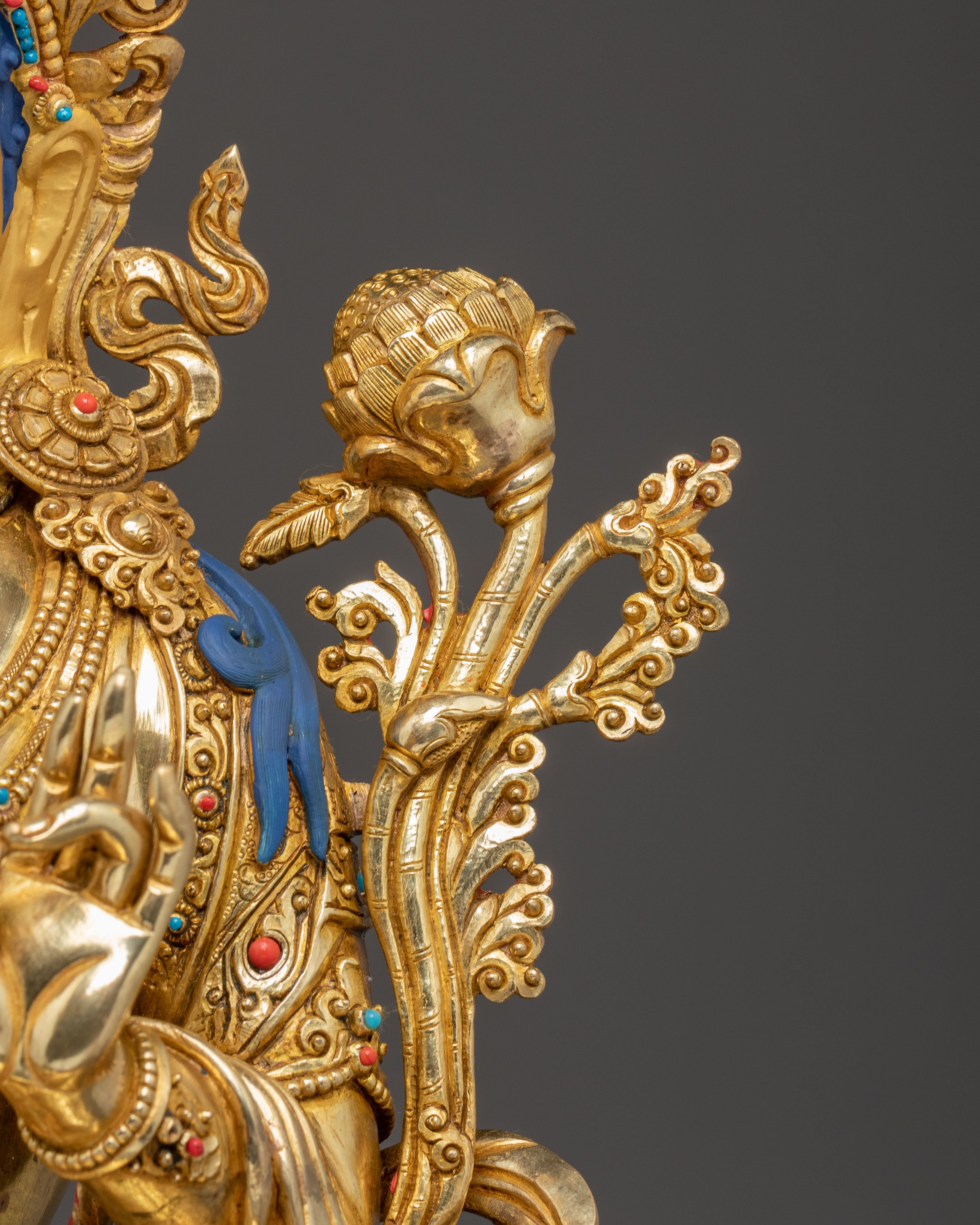 17.5 Inch Mother Green Tara Handmade Statue | Symbol of Liberation