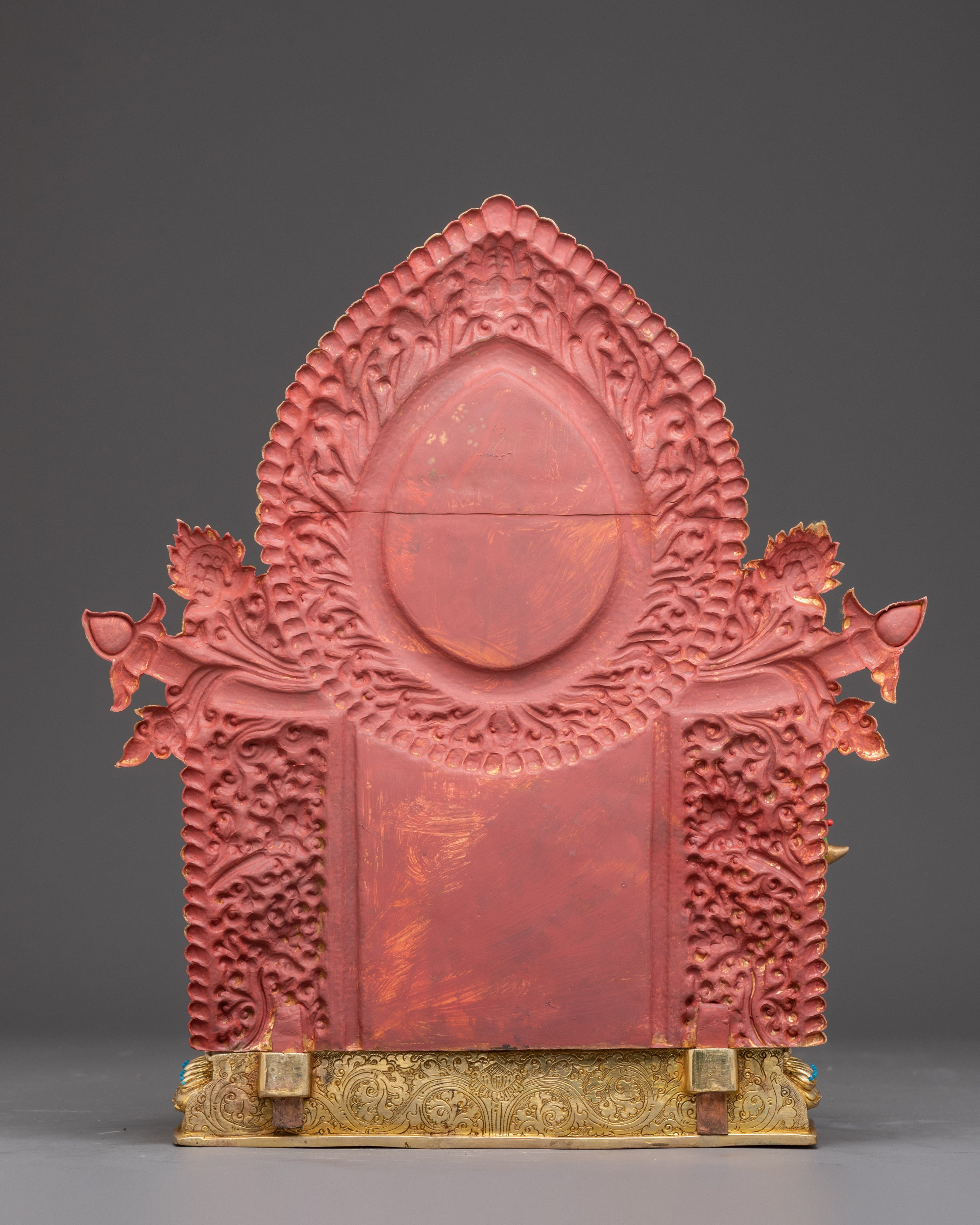 Golden Statue of Simhanada Manjushri | Manifestation of Manjushri