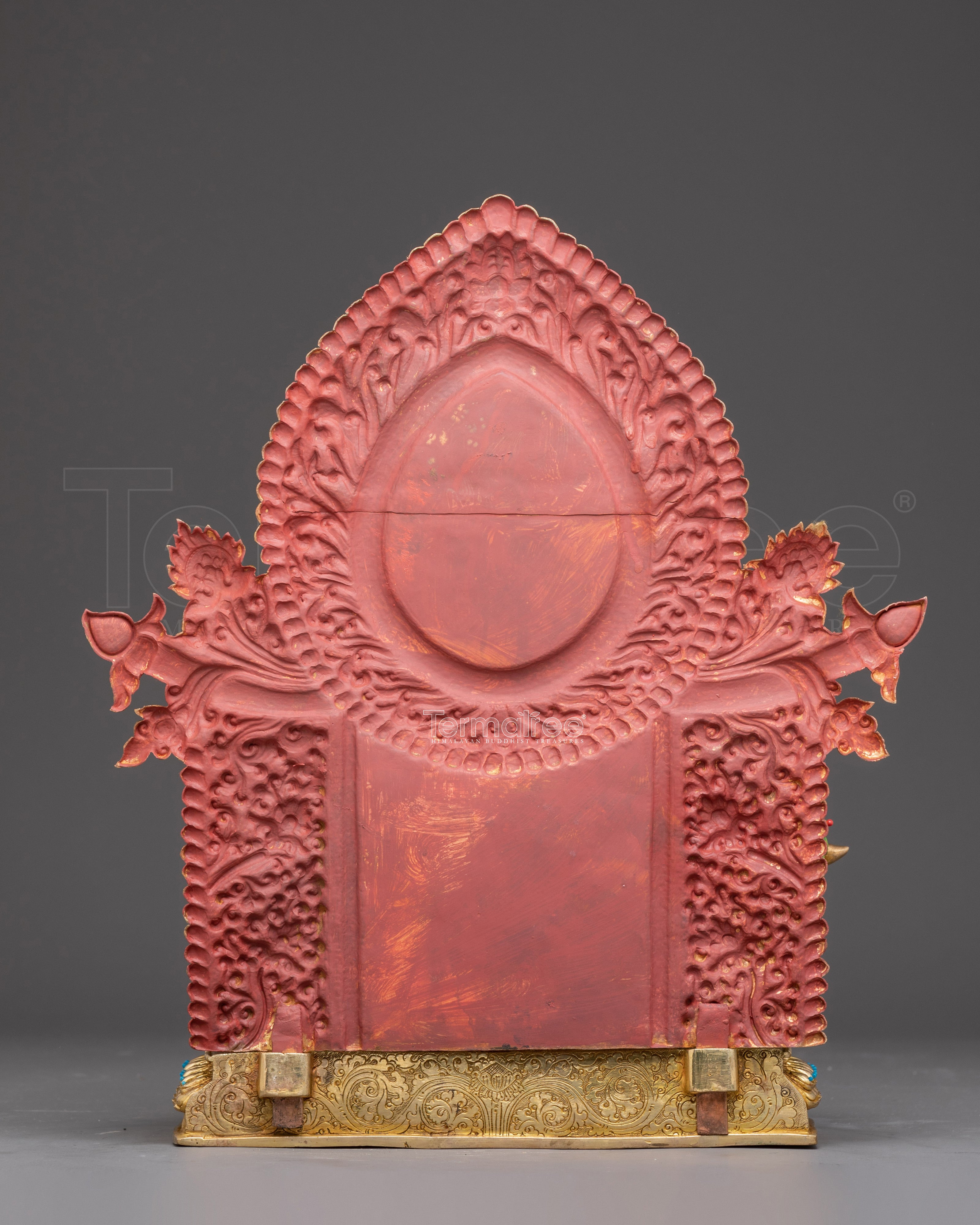 Golden Statue of Simhanada Manjushri | Manifestation of Manjushri
