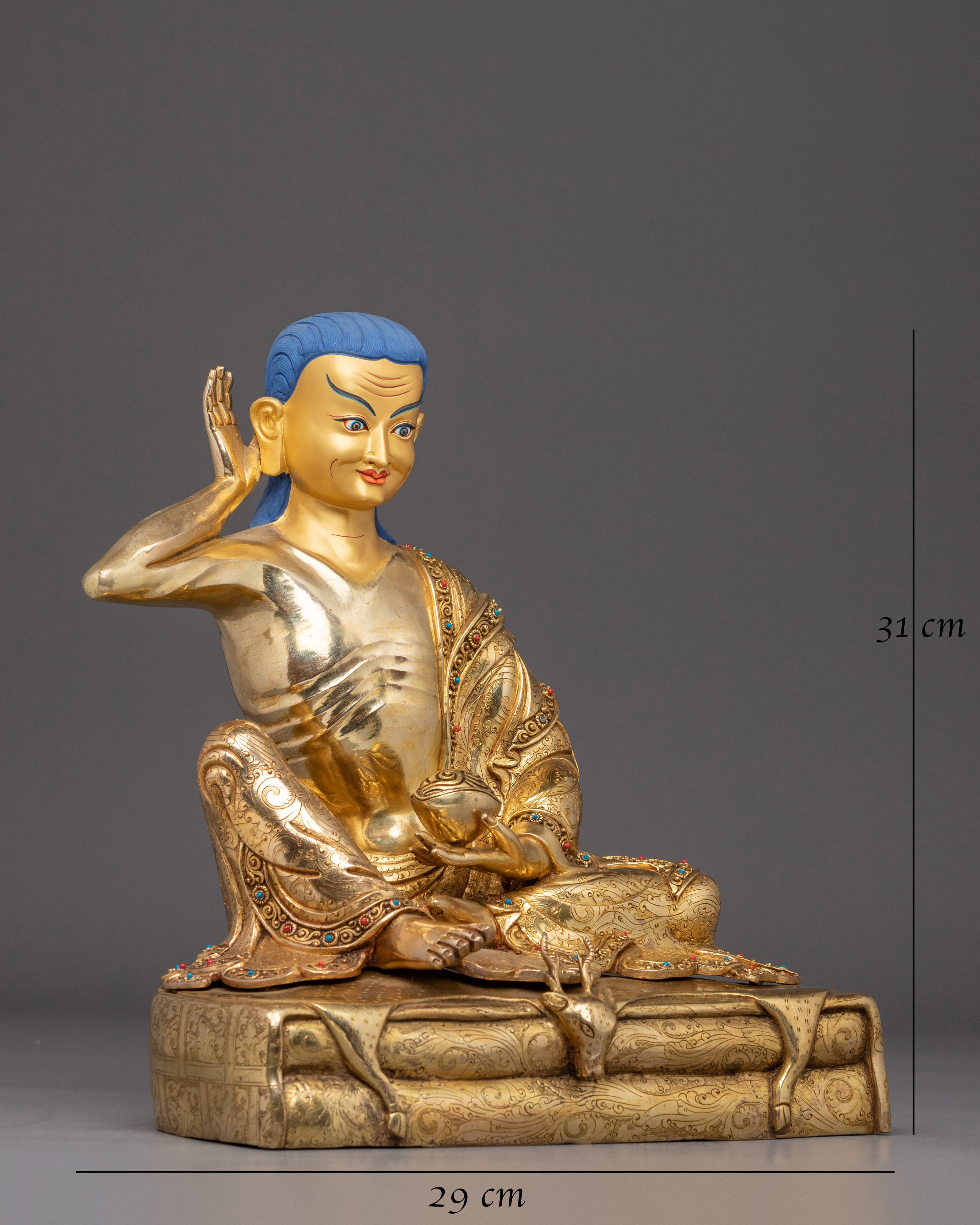 Statue of Buddhist Master Milarepa