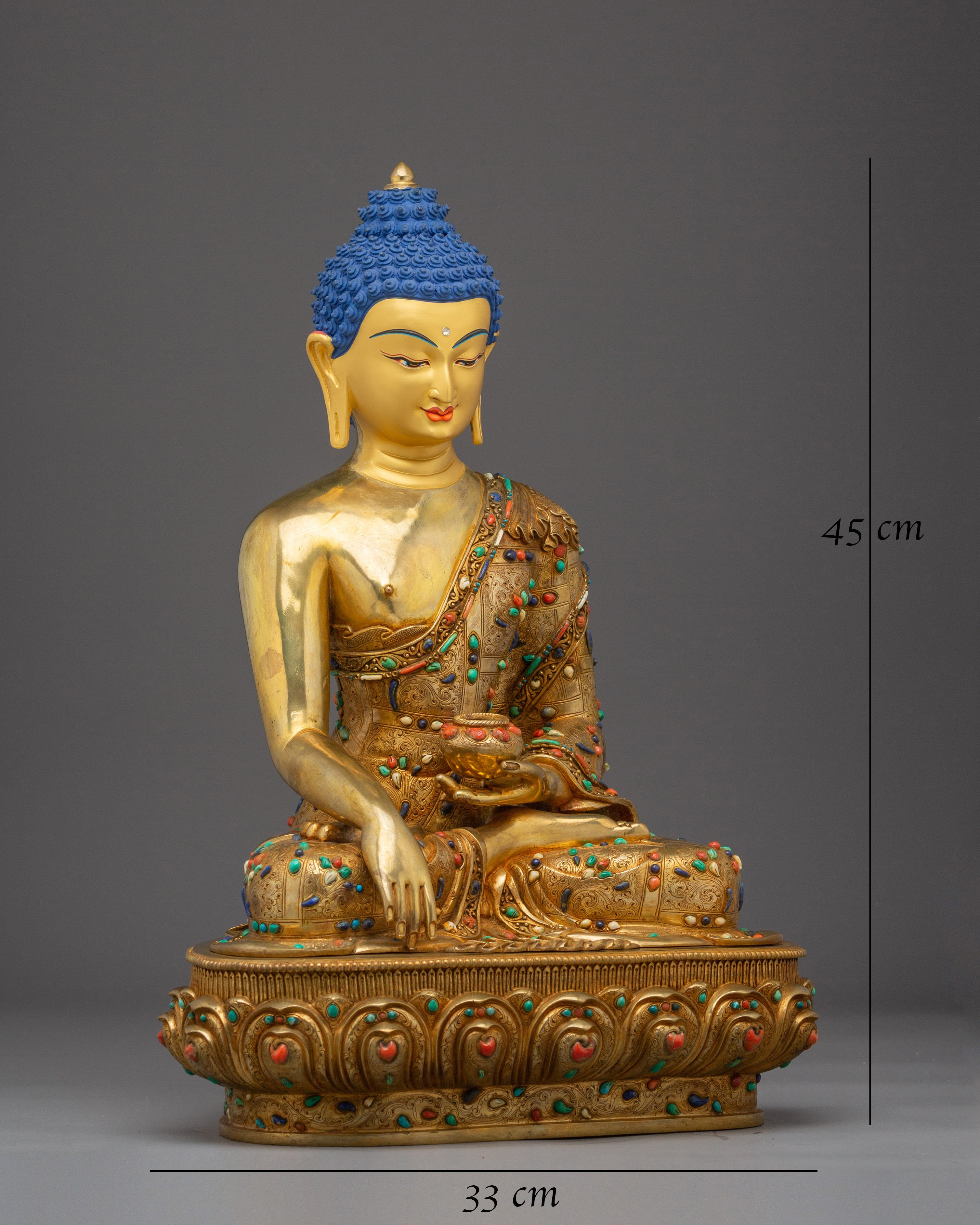 17.7 Inch Shakyamuni Buddha Statue