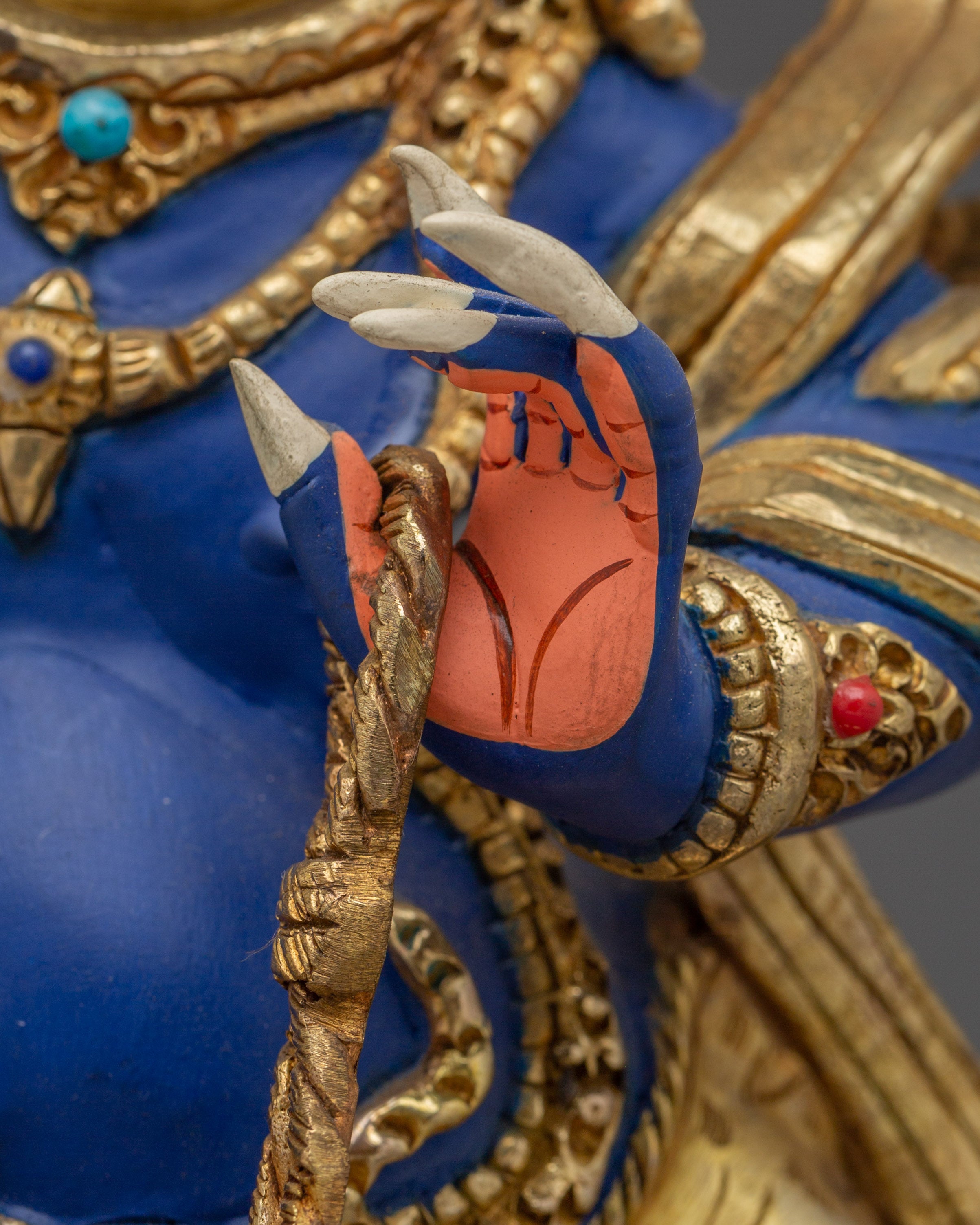 Handmade Vajrapani Statue: The Protector of Buddha