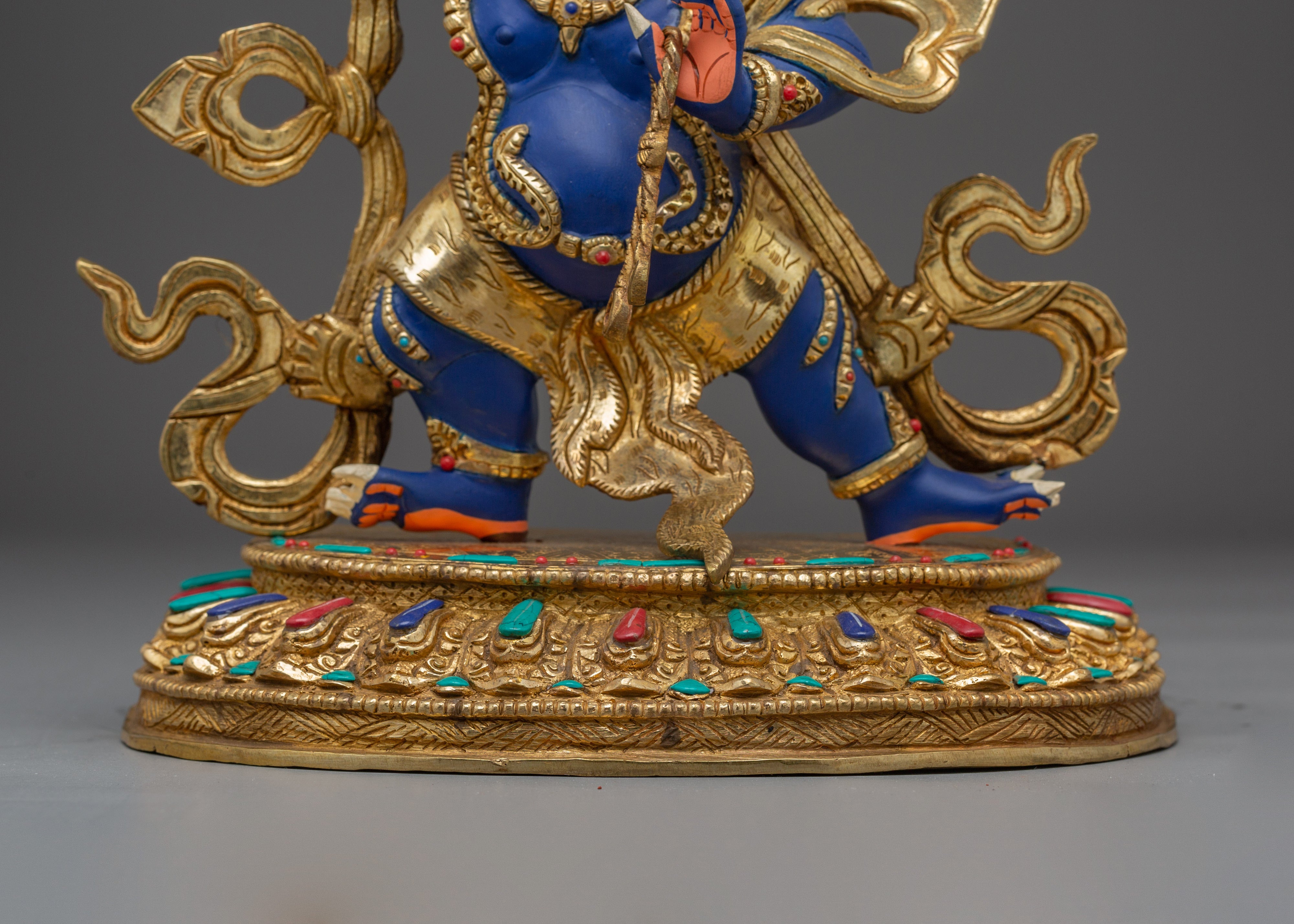 Handmade Vajrapani Statue: The Protector of Buddha