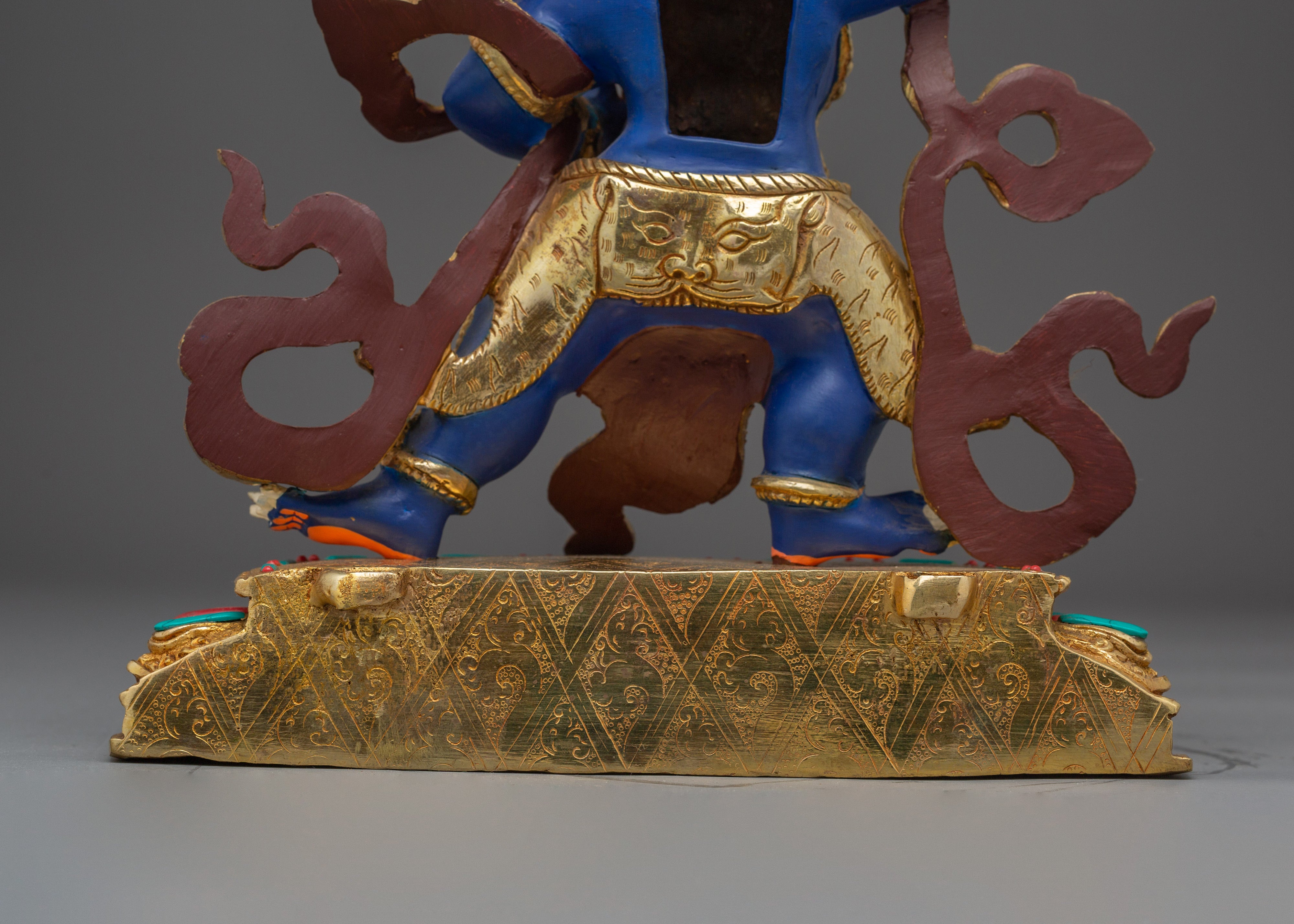 Handmade Vajrapani Statue: The Protector of Buddha