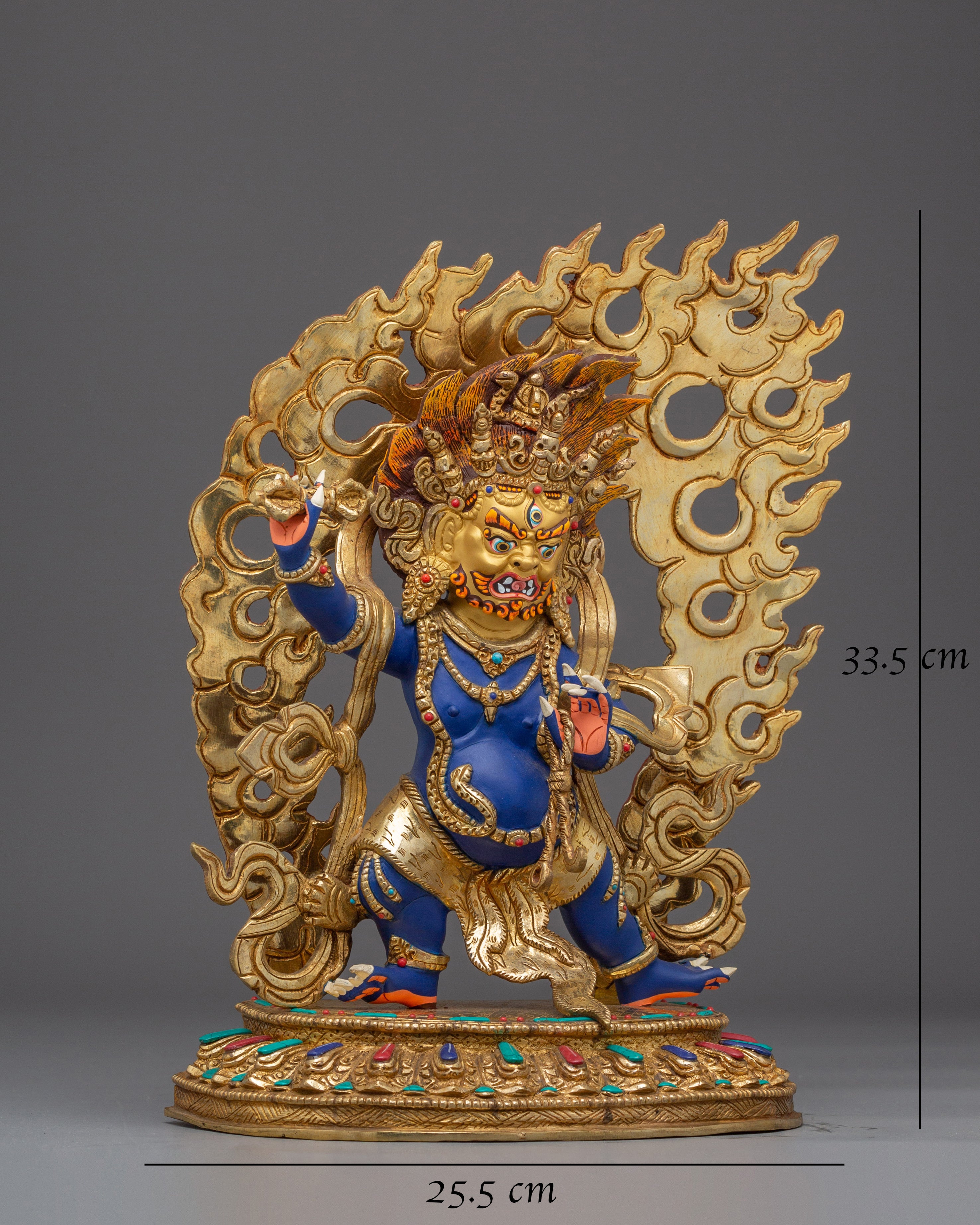 Handmade Vajrapani Statue: The Protector of Buddha