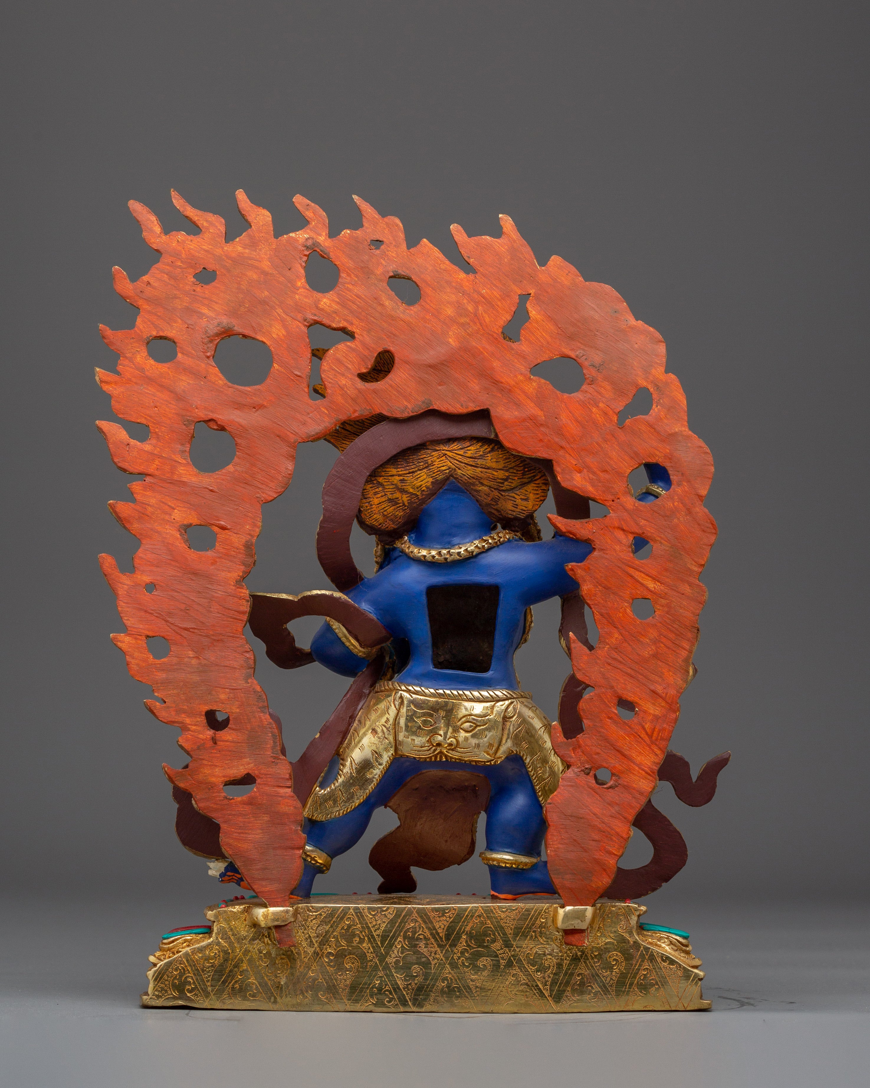 Handmade Vajrapani Statue: The Protector of Buddha