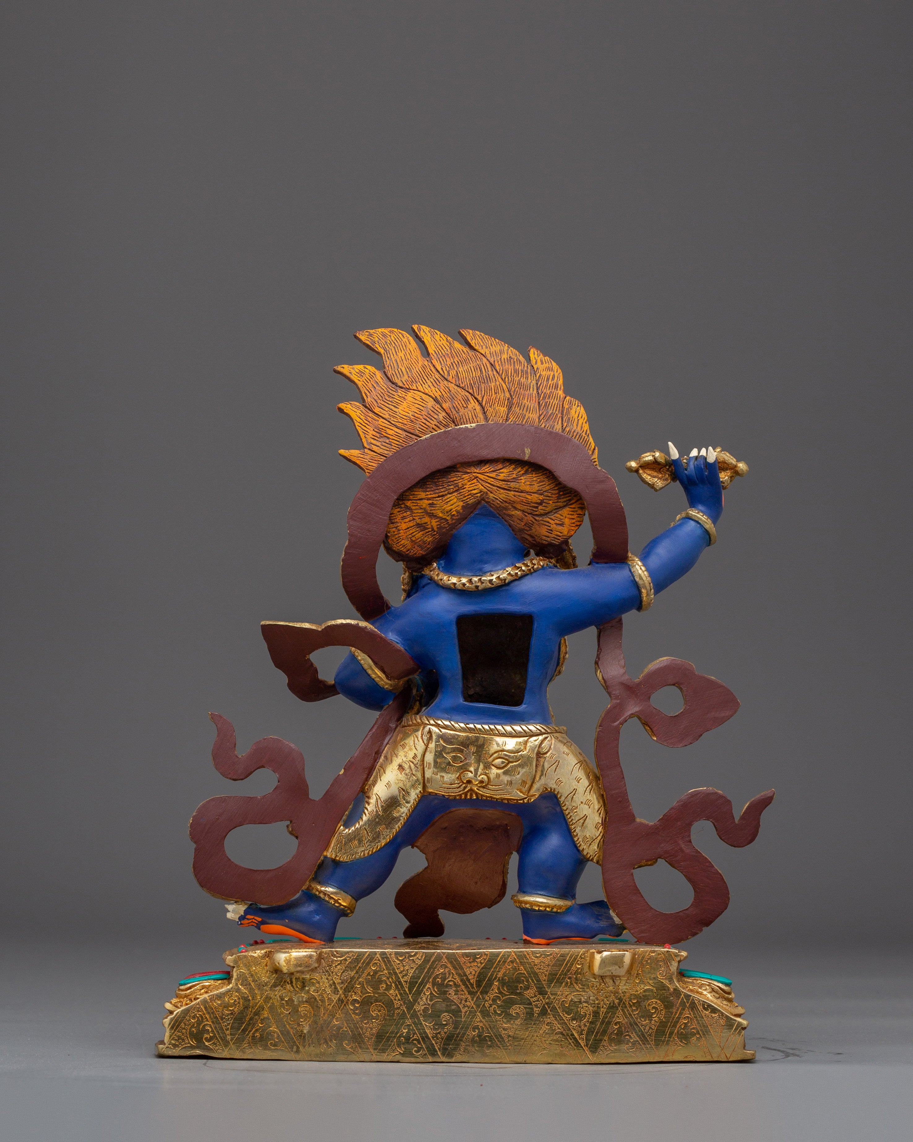 Handmade Vajrapani Statue: The Protector of Buddha