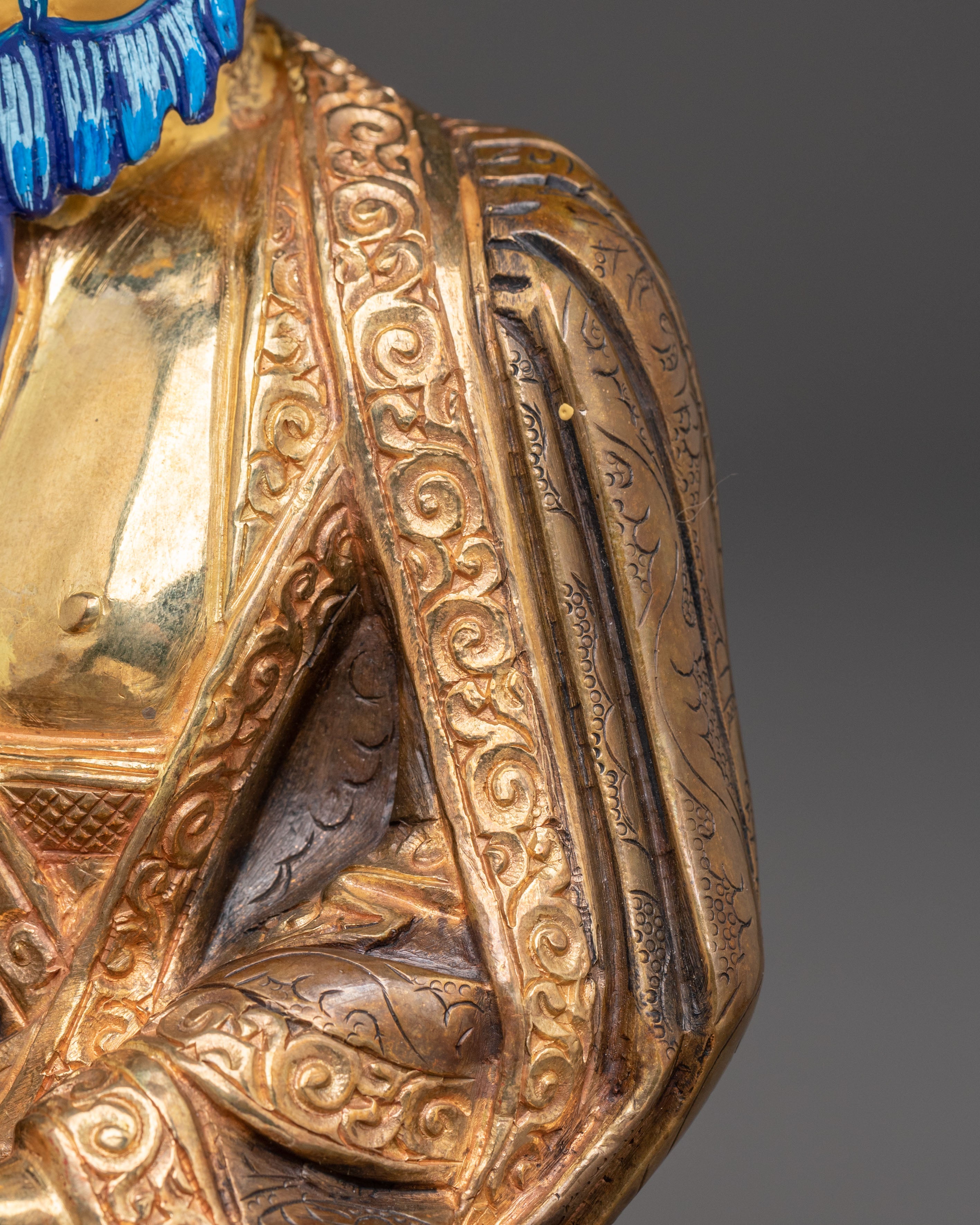 Handmade Statue of Guru Shapdum | Buddhist Master Sculpture