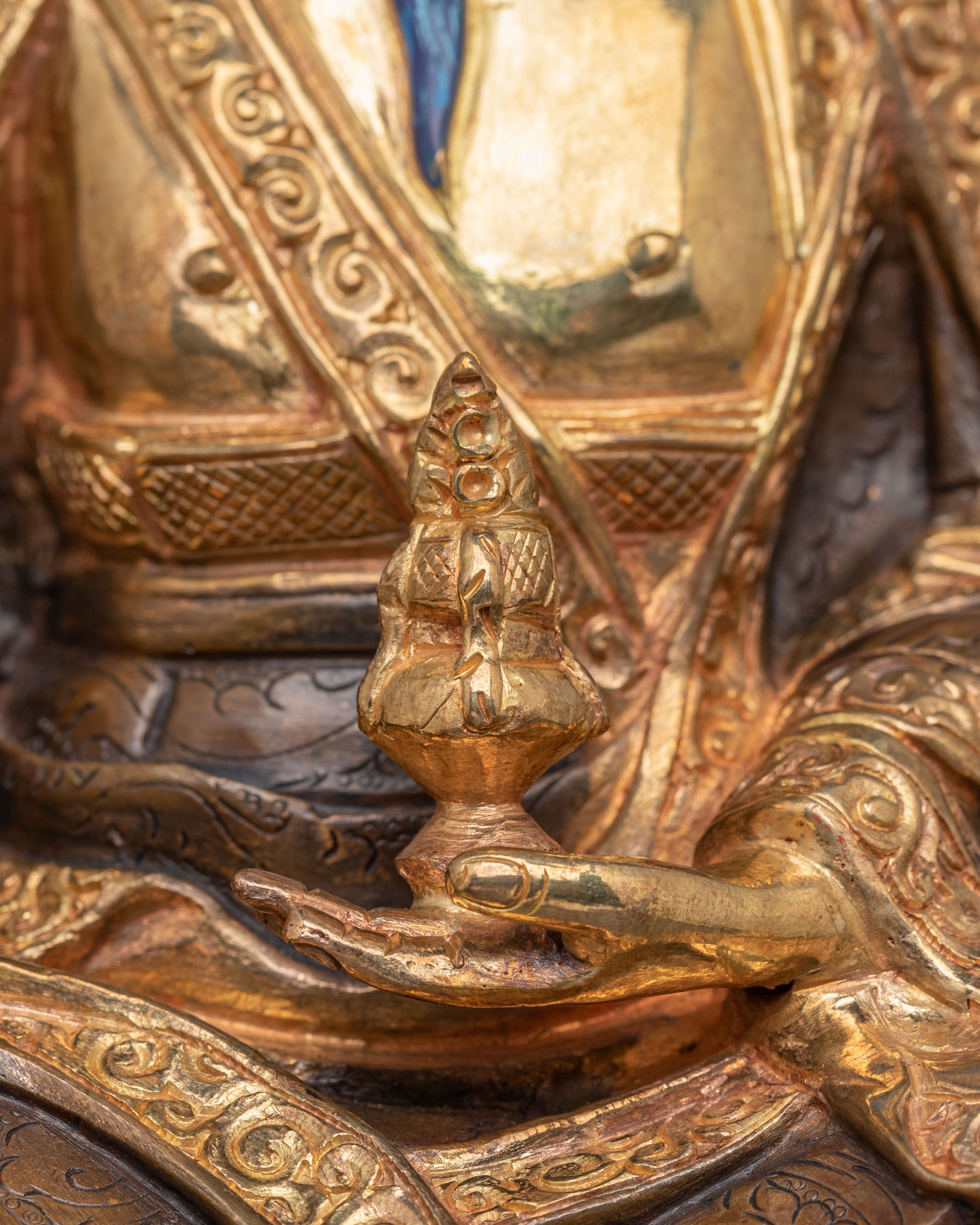 Handmade Statue of Guru Shapdum | Buddhist Master Sculpture