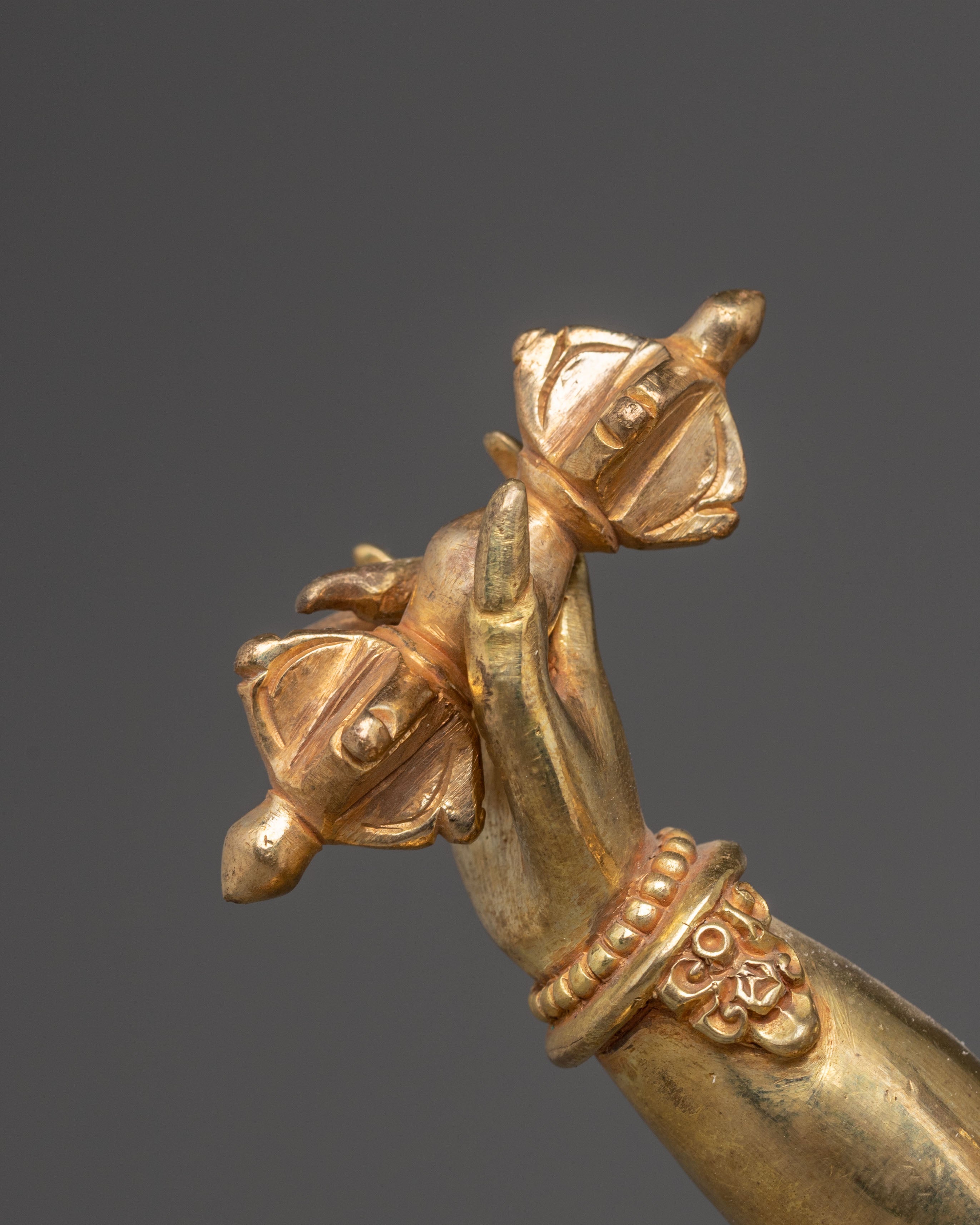 Golden Vajrapani Statue: The Wrathful Bodhisattva