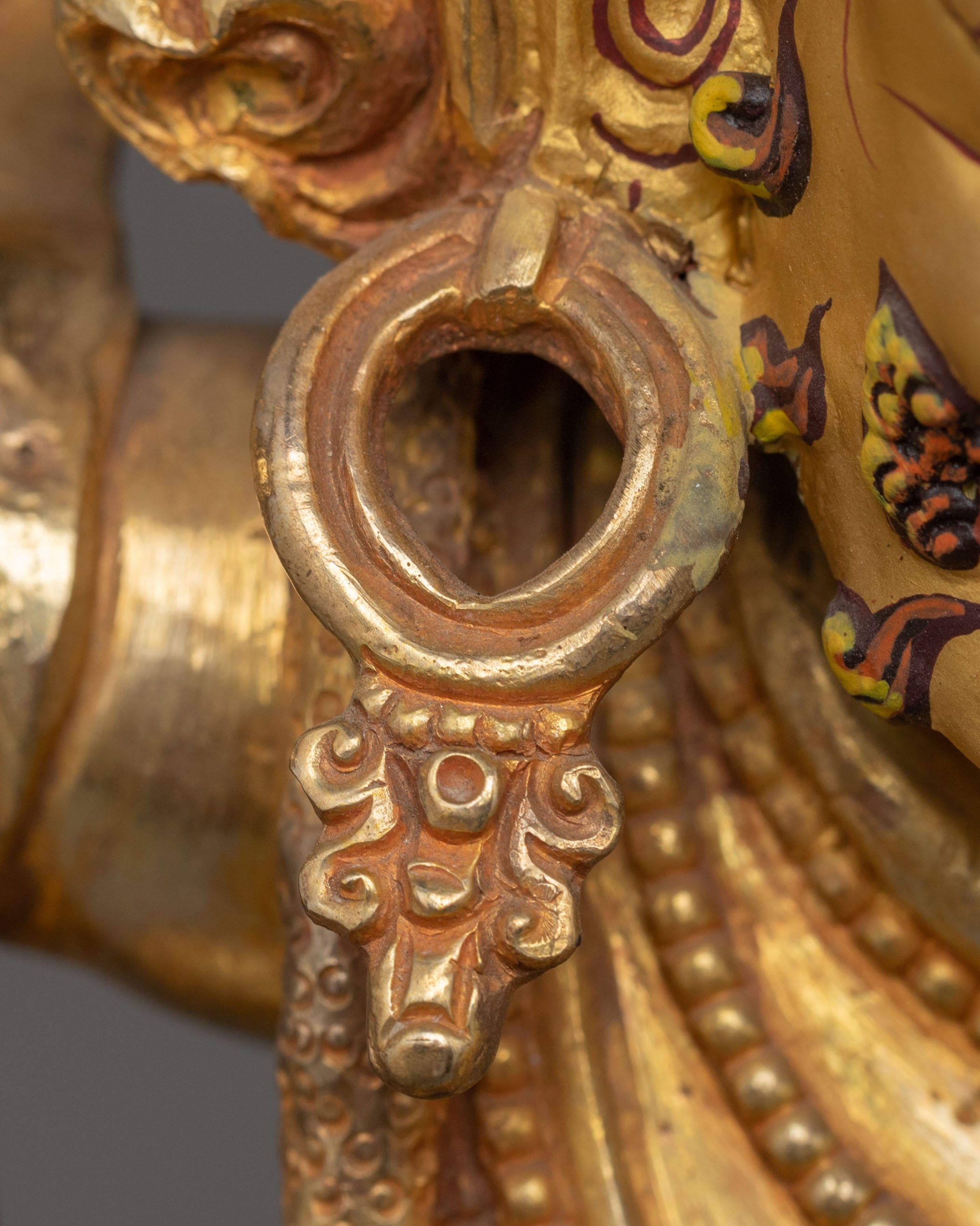 Golden Vajrapani Statue: The Wrathful Bodhisattva