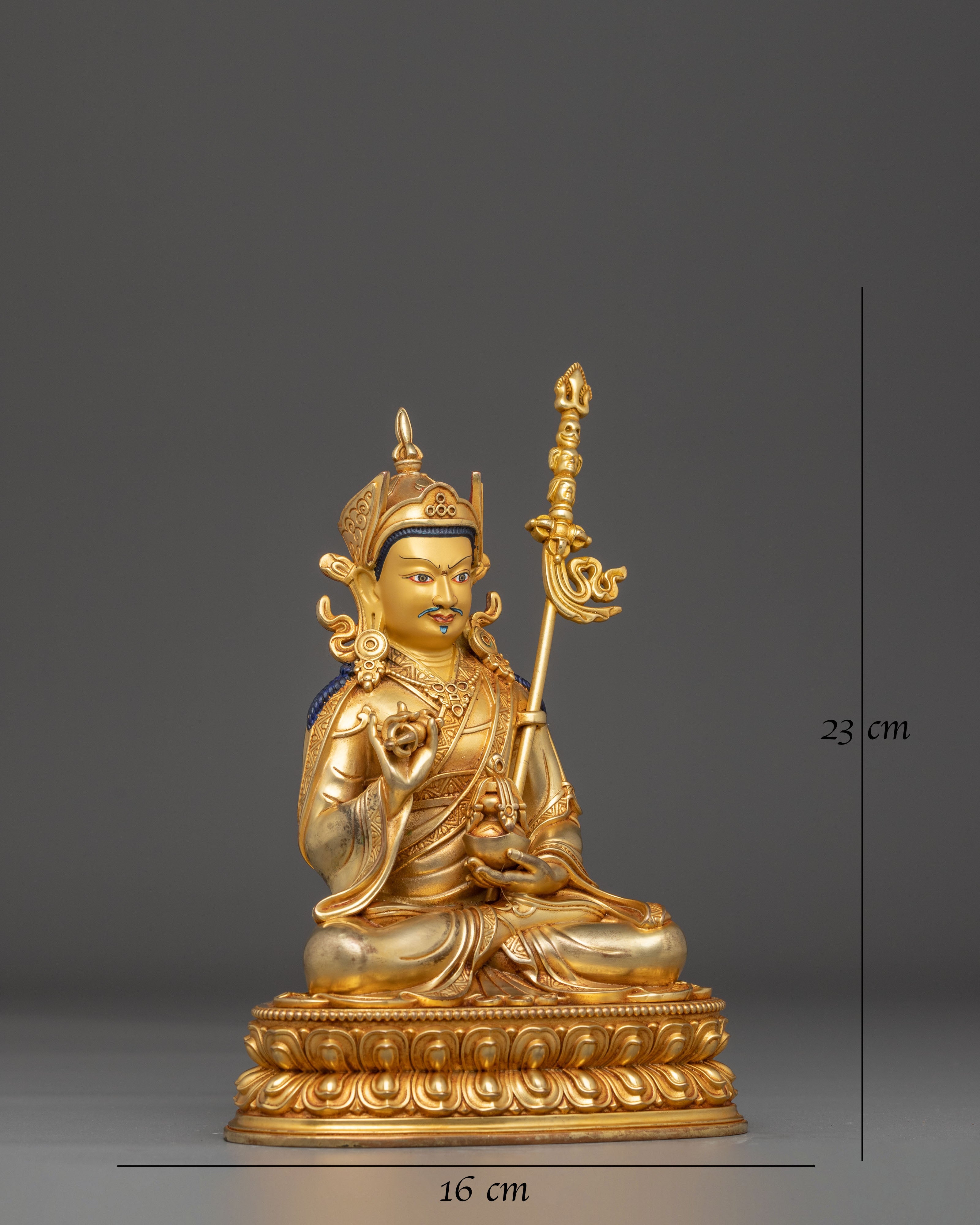 Golden Guru Tsokye Dorje Statue: The Manifestation of Guru Rinpoche