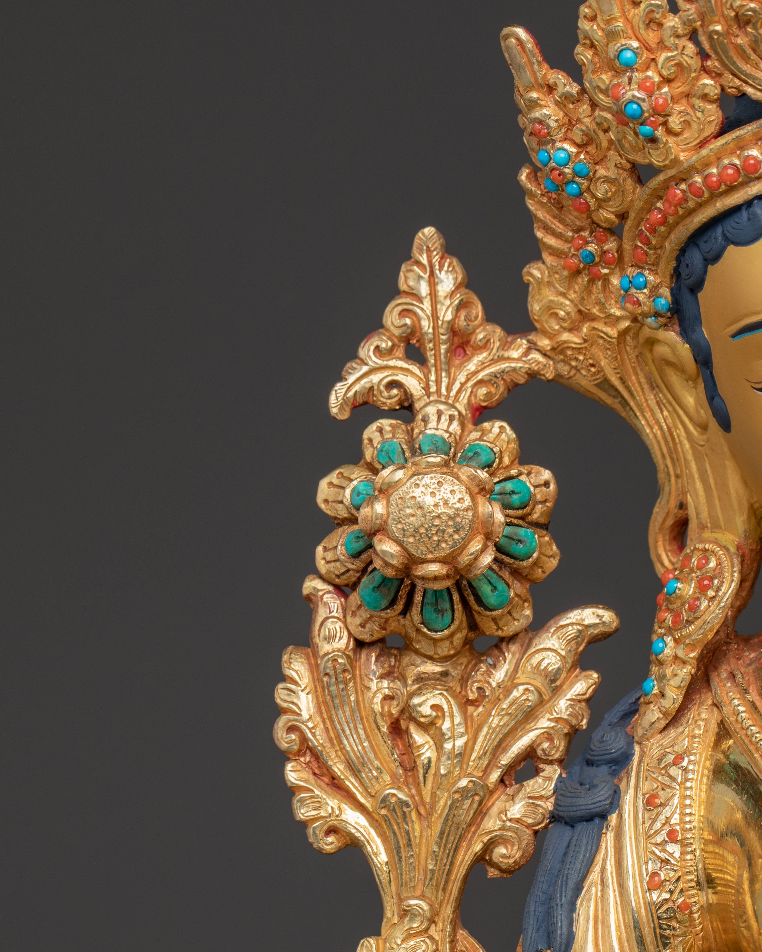 Radiant Statue of Mother Green Tara | Goddess of Compassion