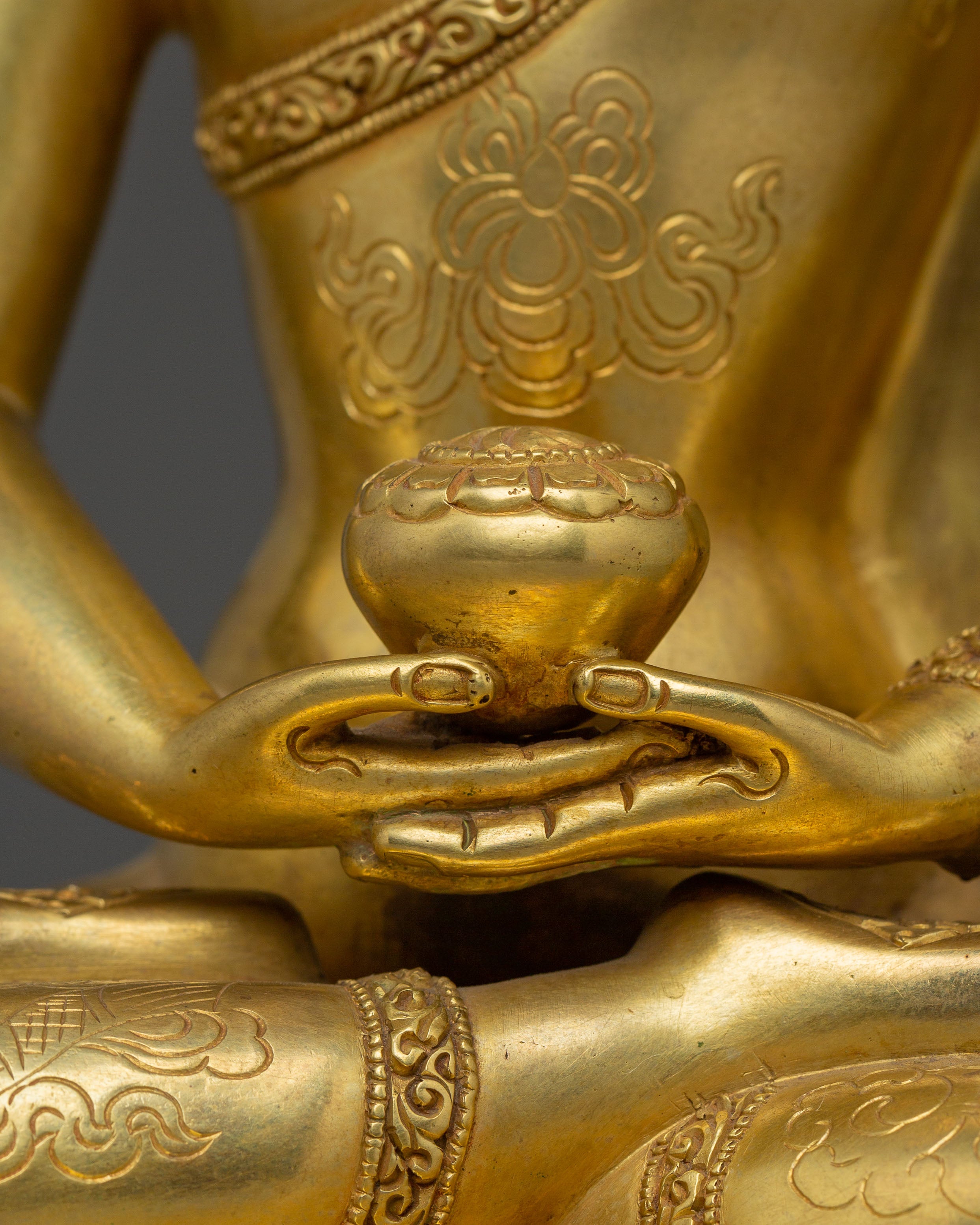 Handmade Pure Land Buddha Dharmakara Statue | Ruler of the Pure Land