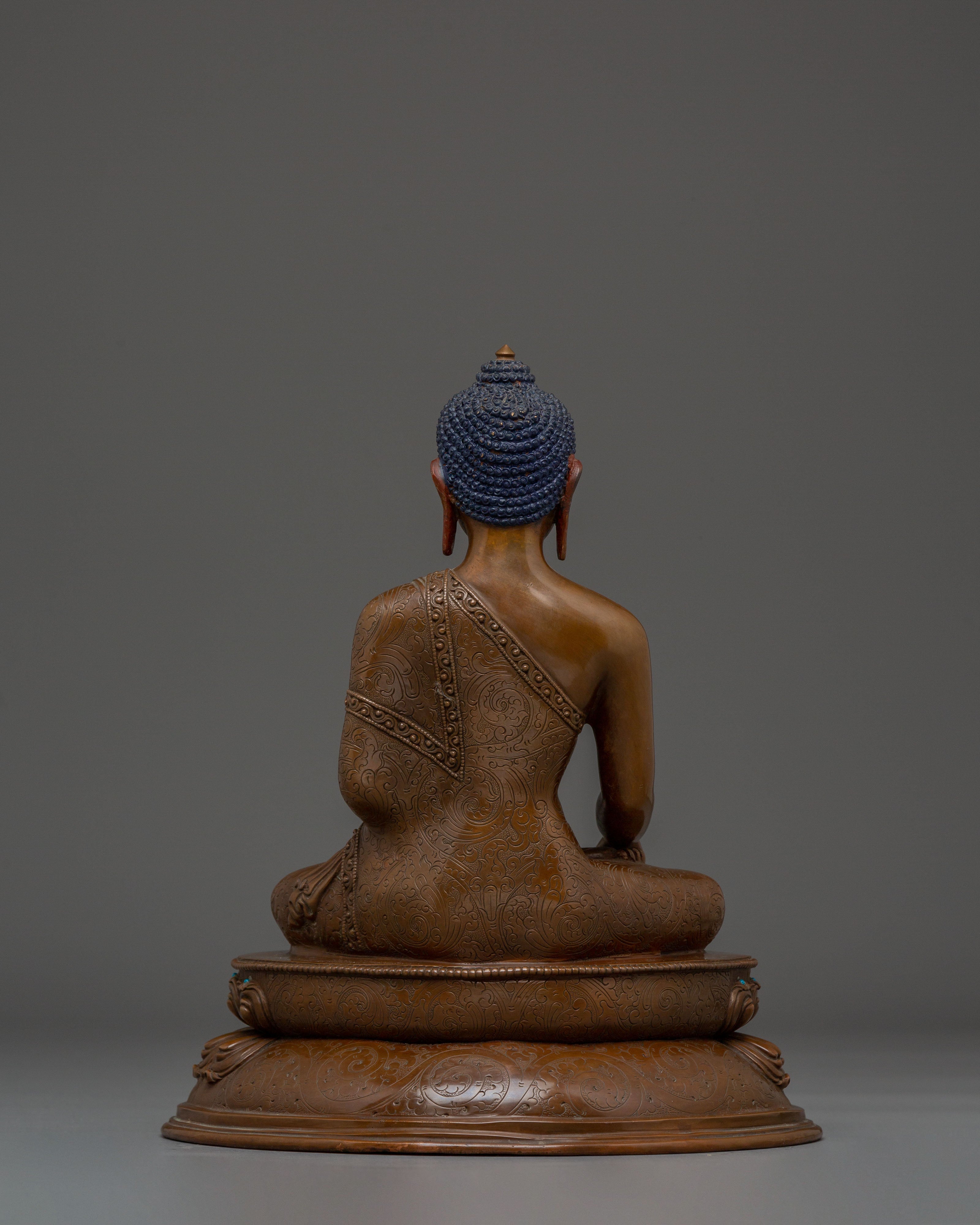 Handcrafted Dharma Icon Buddha Shakyamuni Statue | The Enlightened One